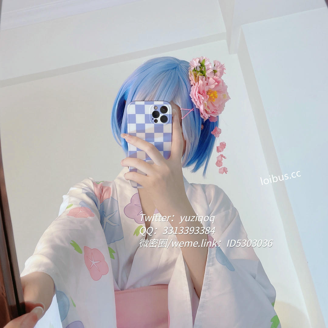 小蔡头喵喵喵 NO.089 蕾姆浴衣 [93P 381MB]_第3集