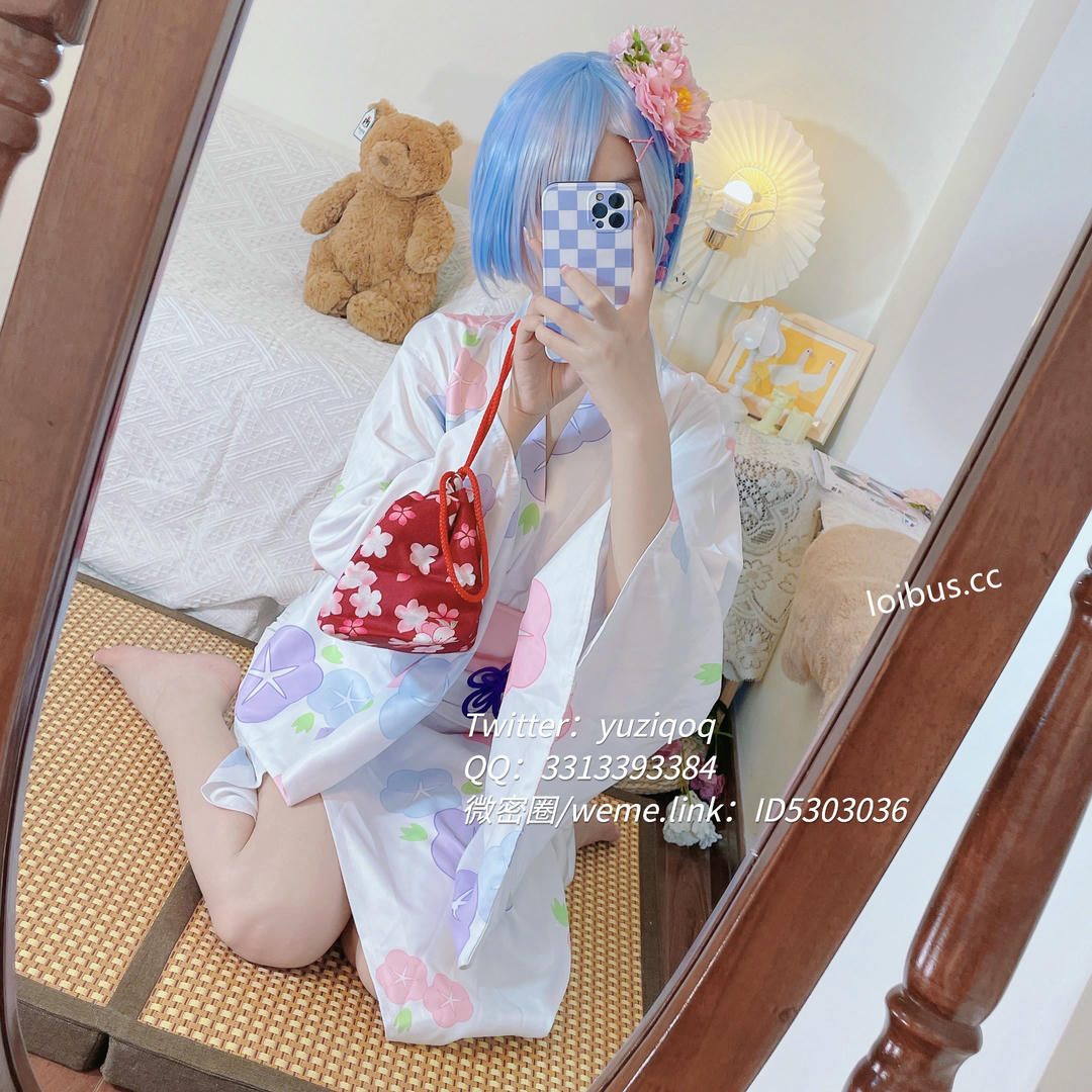 小蔡头喵喵喵 NO.089 蕾姆浴衣 [93P 381MB]_第4集