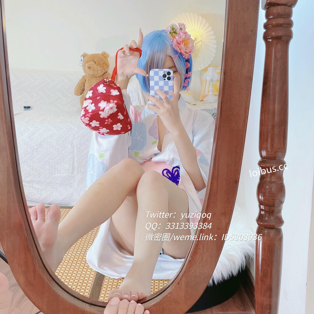 小蔡头喵喵喵 NO.089 蕾姆浴衣 [93P 381MB]_第4集