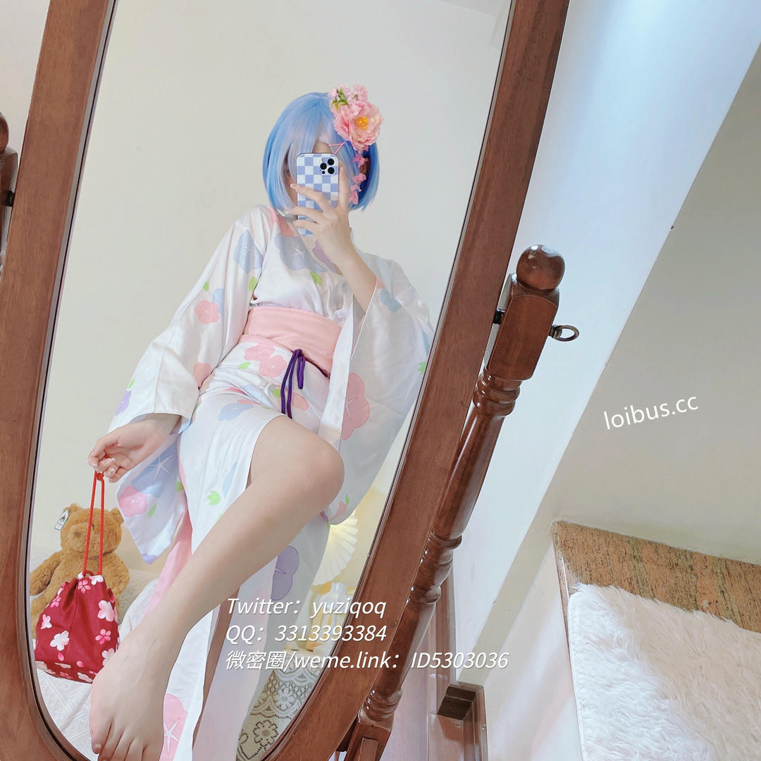 小蔡头喵喵喵 NO.089 蕾姆浴衣 [93P 381MB]_第4集