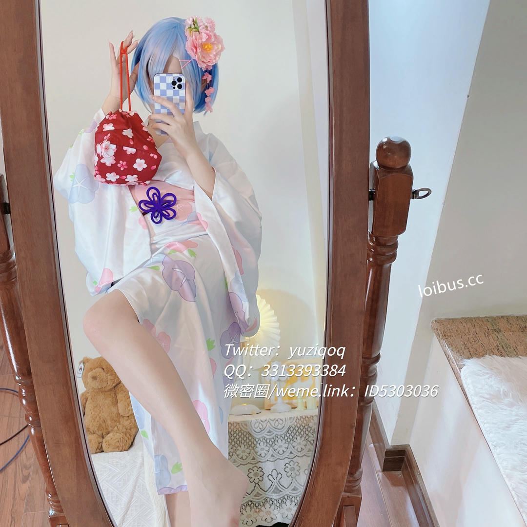 小蔡头喵喵喵 NO.089 蕾姆浴衣 [93P 381MB]_第4集