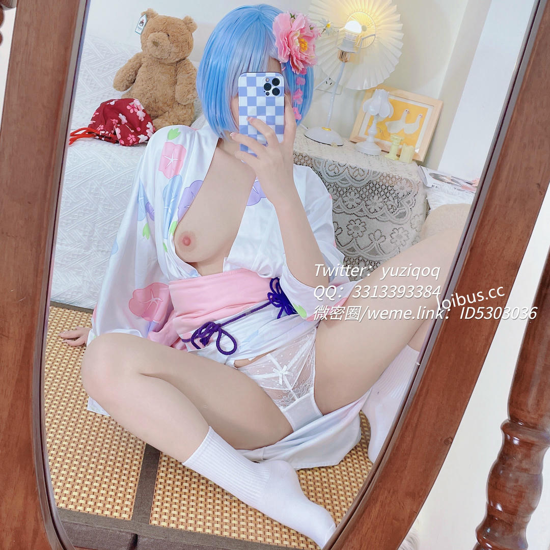 小蔡头喵喵喵 NO.089 蕾姆浴衣 [93P 381MB]_第4集