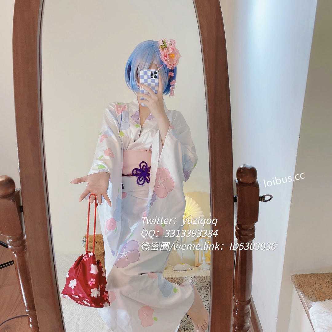 小蔡头喵喵喵 NO.089 蕾姆浴衣 [93P 381MB]_第4集