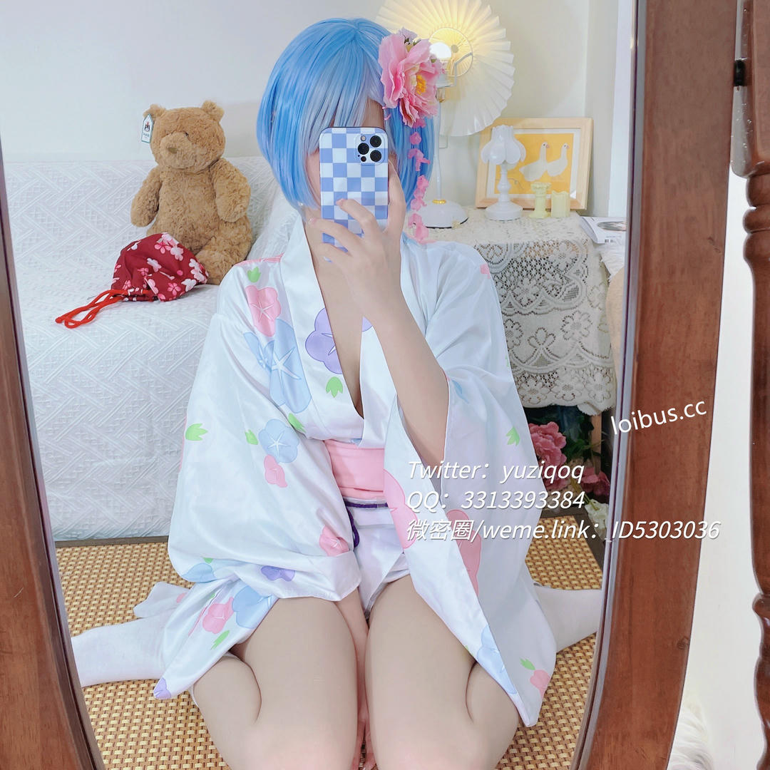 小蔡头喵喵喵 NO.089 蕾姆浴衣 [93P 381MB]_第4集