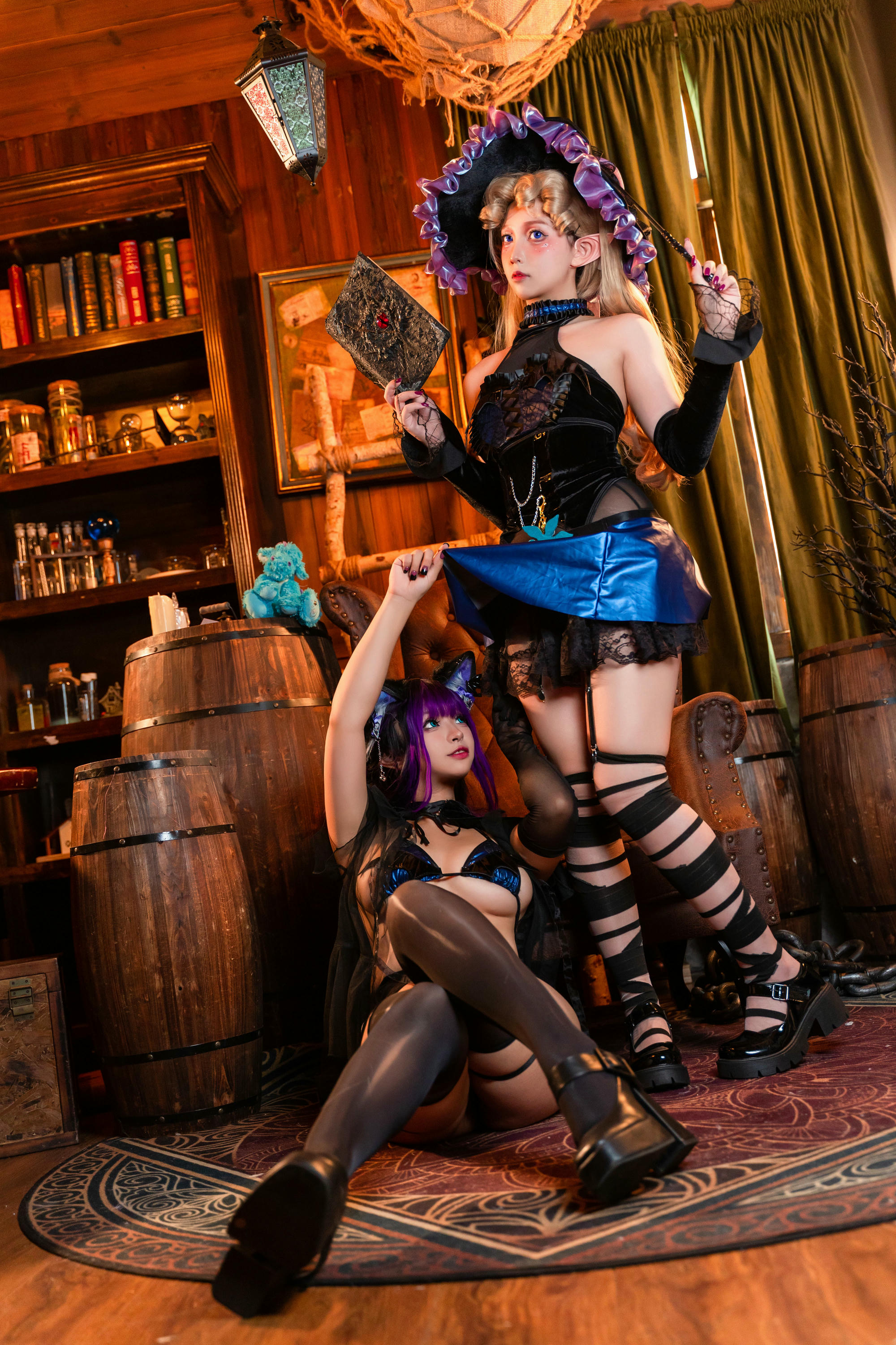 小和甜酒 NO.011 &橙风千雅 魔女猫咪 [118P-751MB]_第1集