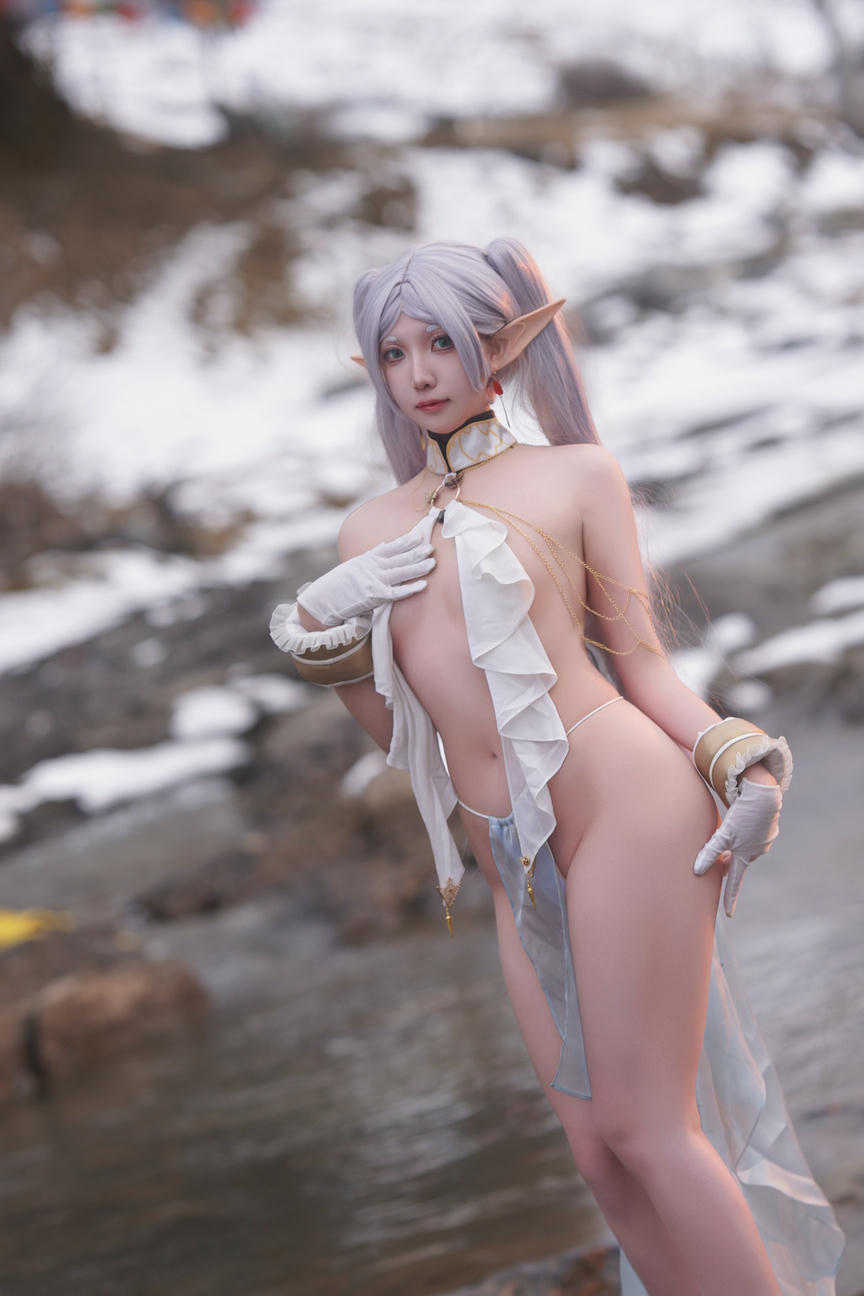 小和甜酒 NO.012 &橙风千雅 雪山 菲伦&芙莉莲 [88P-569MB]_第1集