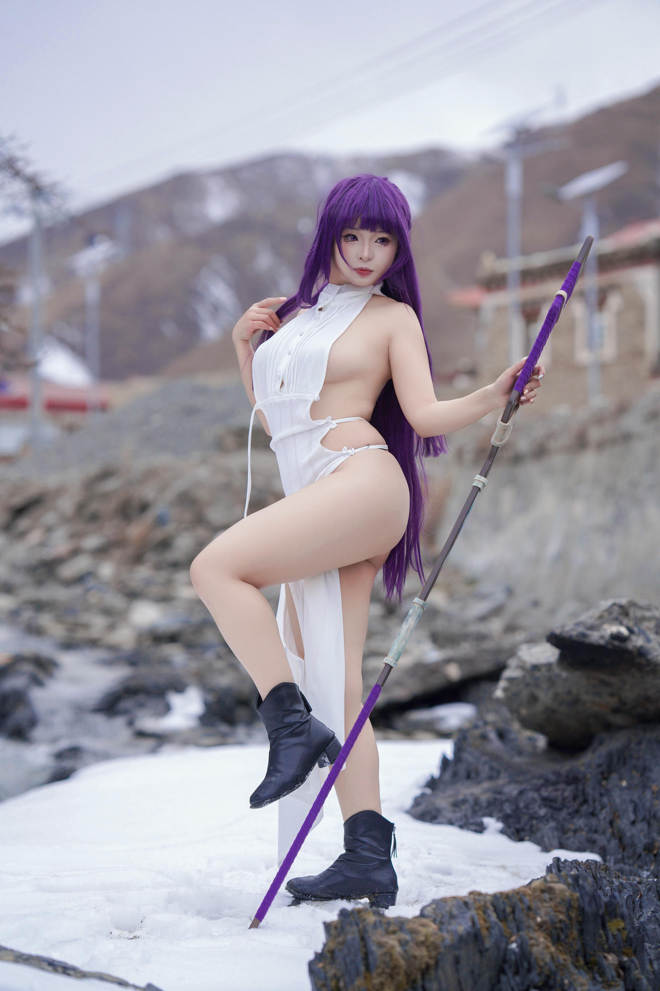 小和甜酒 NO.012 &橙风千雅 雪山 菲伦&芙莉莲 [88P-569MB]_第4集