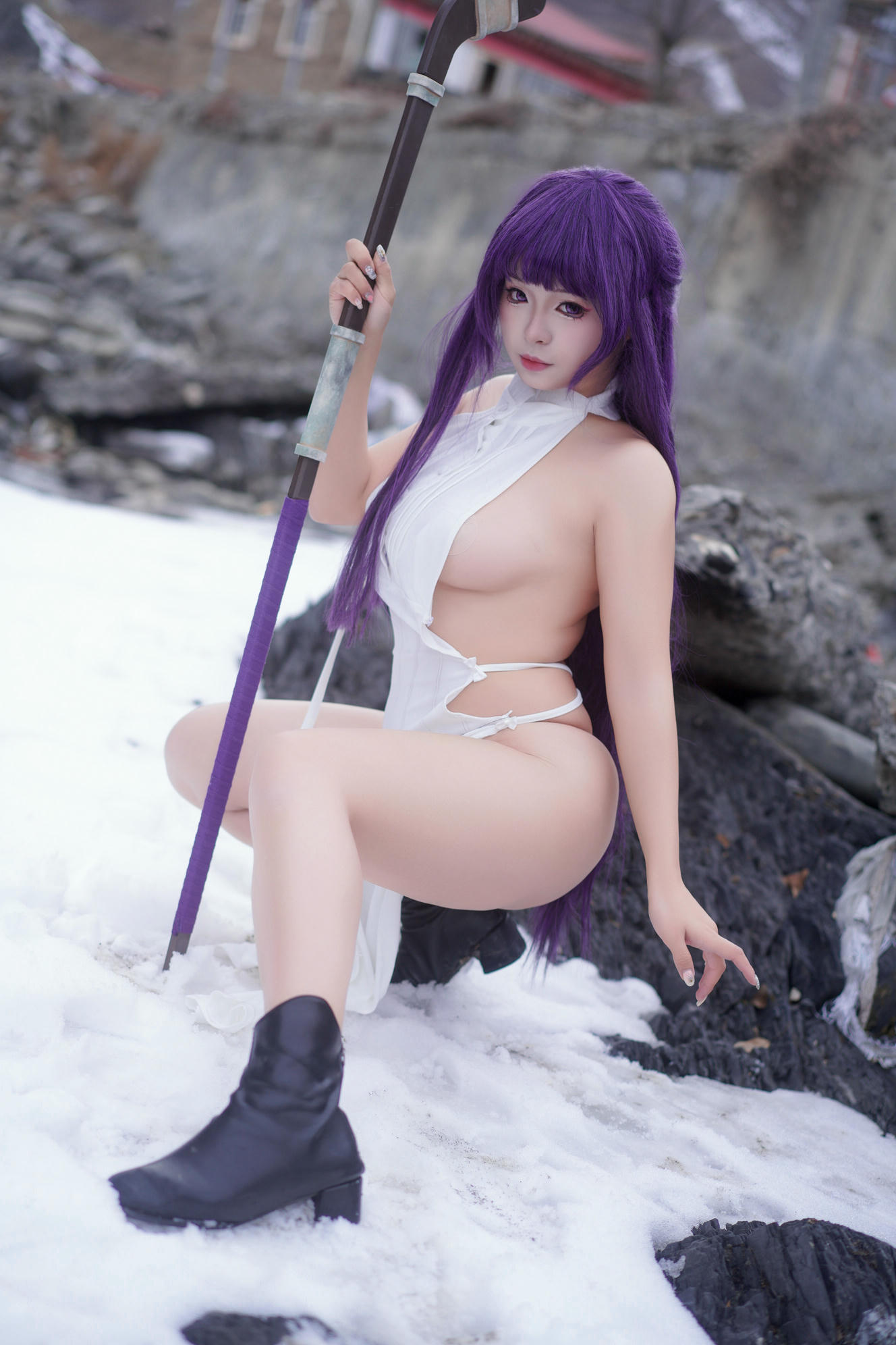 小和甜酒 NO.012 &橙风千雅 雪山 菲伦&芙莉莲 [88P-569MB]_第4集