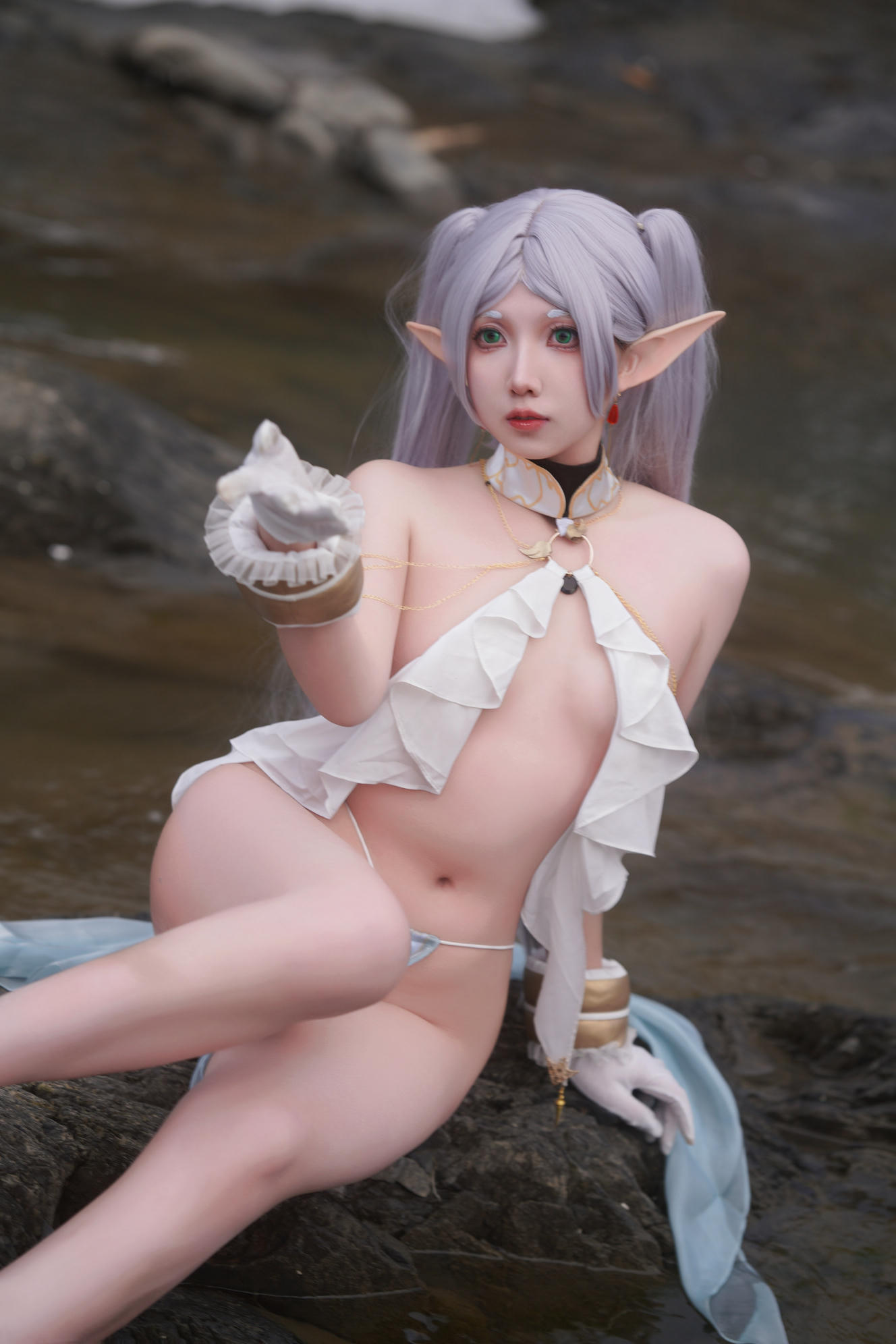 小和甜酒 NO.012 &橙风千雅 雪山 菲伦&芙莉莲 [88P-569MB]_第1集