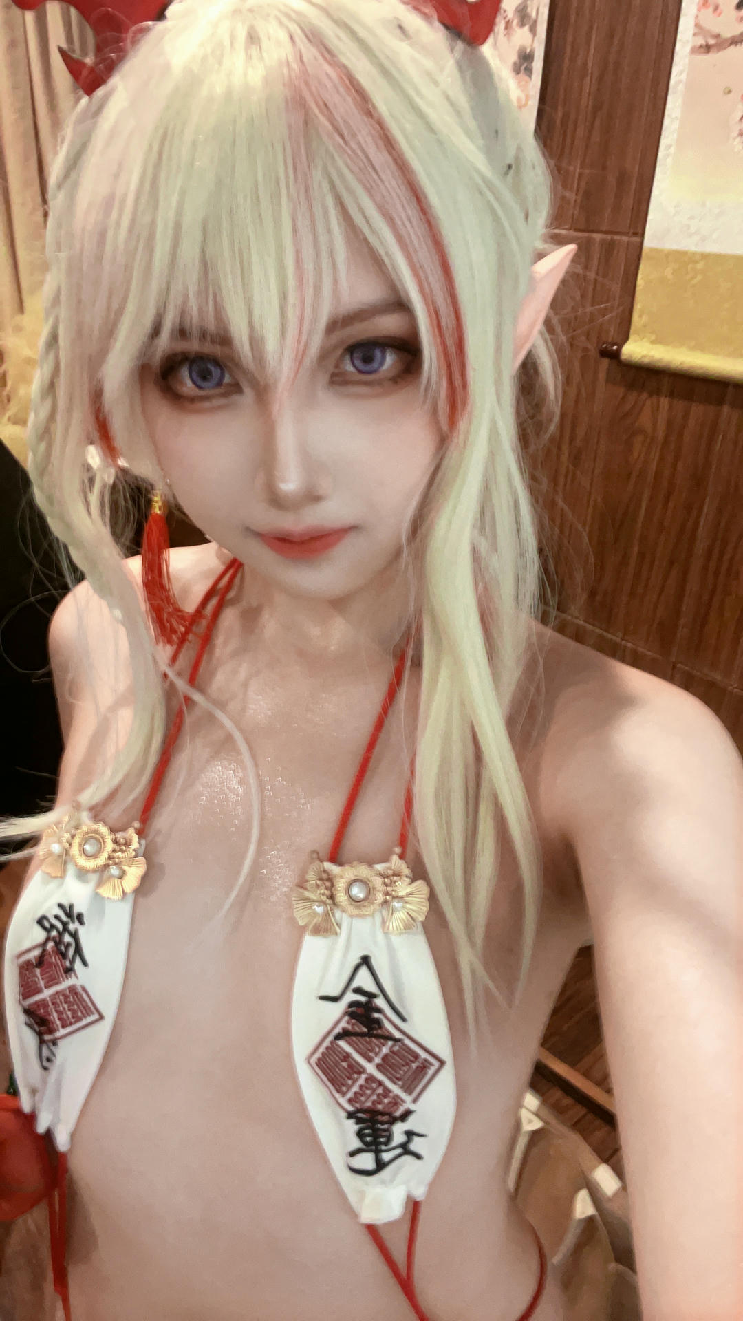 小和甜酒 NO.003 &橙风千雅 年夕旗袍双人御守 [189P 788MB]-甜酒自拍_第1集