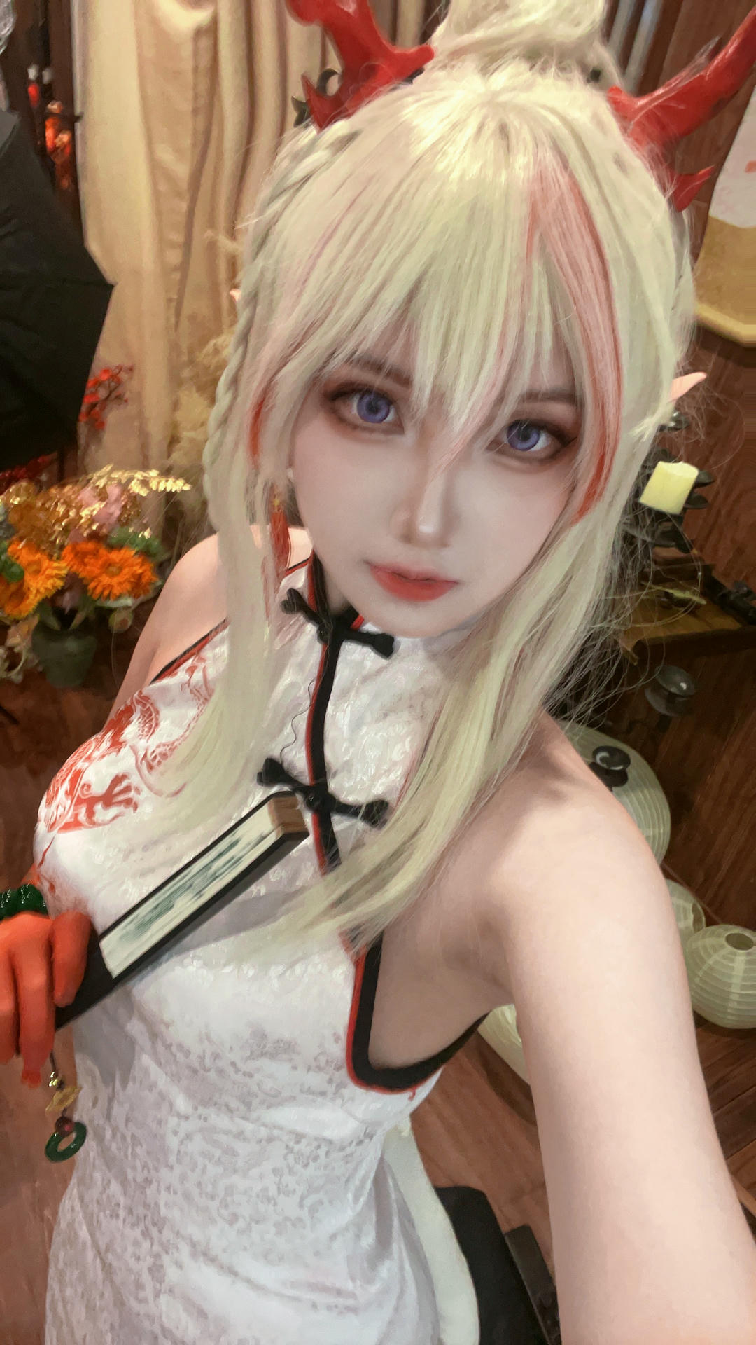 小和甜酒 NO.003 &橙风千雅 年夕旗袍双人御守 [189P 788MB]-甜酒自拍_第1集