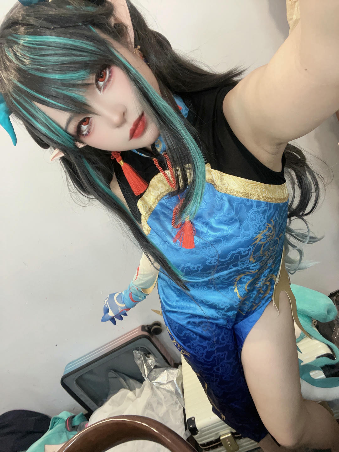 小和甜酒 NO.003 &橙风千雅 年夕旗袍双人御守 [189P 788MB]-阿呀自拍_第1集