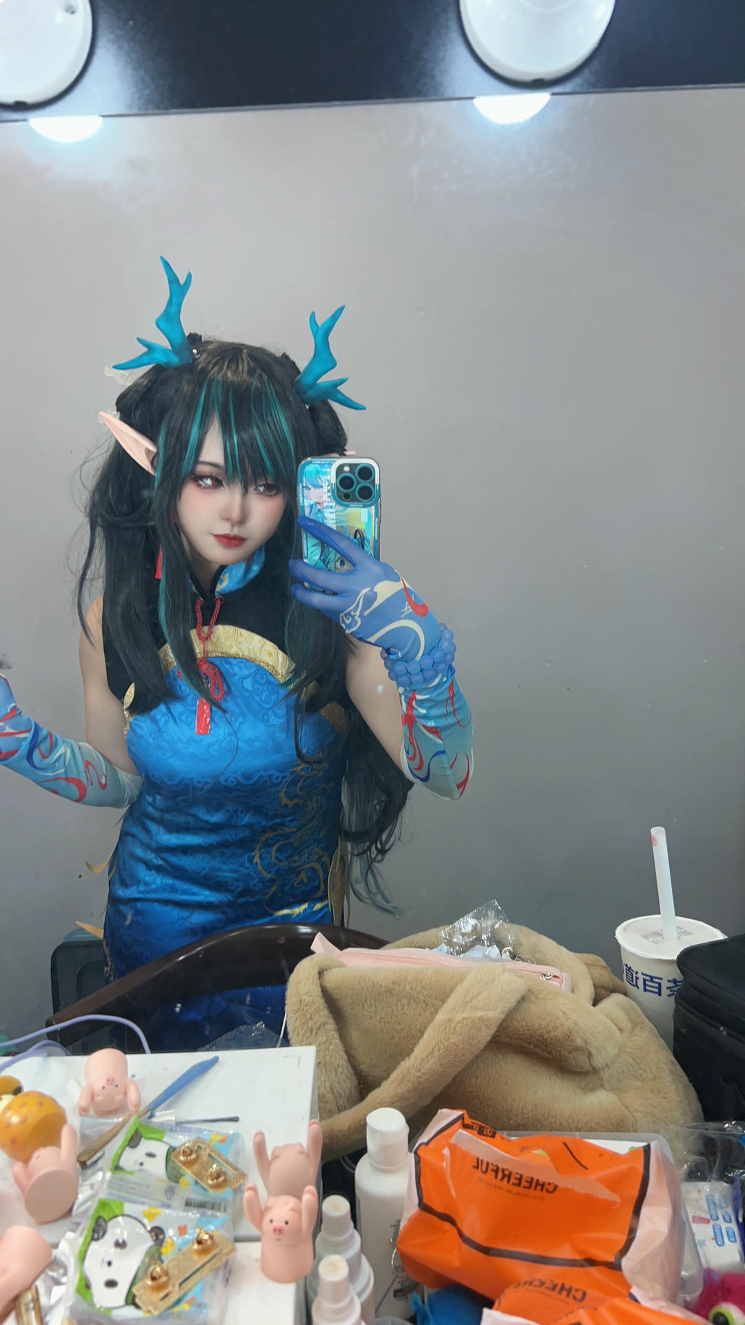 小和甜酒 NO.003 &橙风千雅 年夕旗袍双人御守 [189P 788MB]-阿呀自拍_第1集