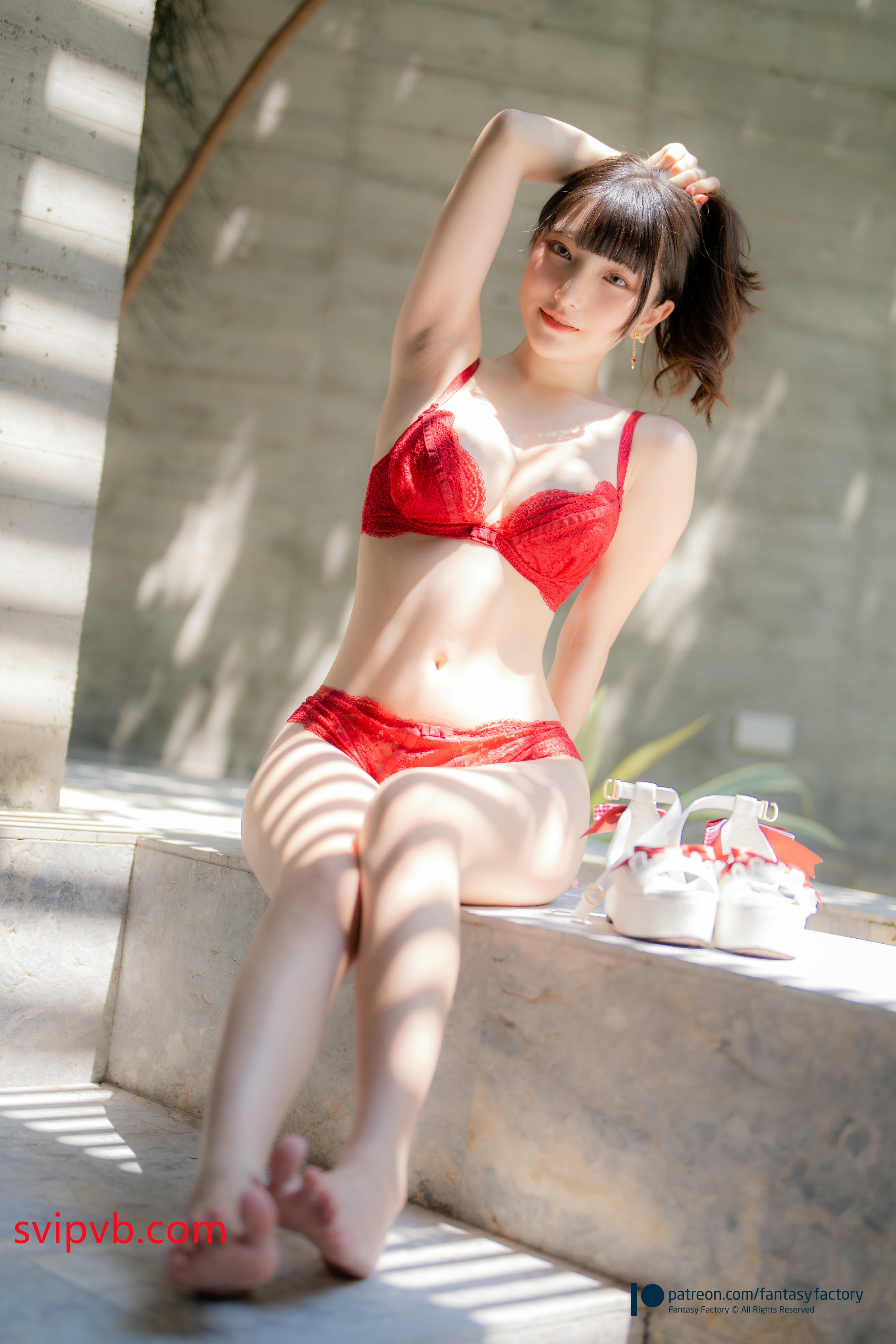 台湾写真模特fantastic小丁-Red underwear_第2集