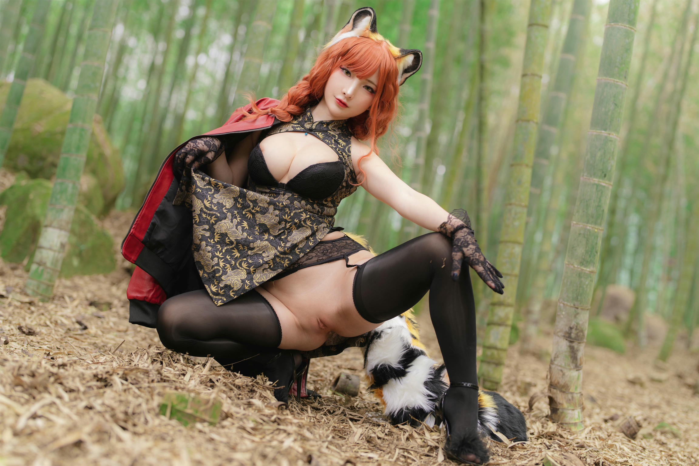 台湾写真模特fantastic小丁-Tiger cheongsam_第1集