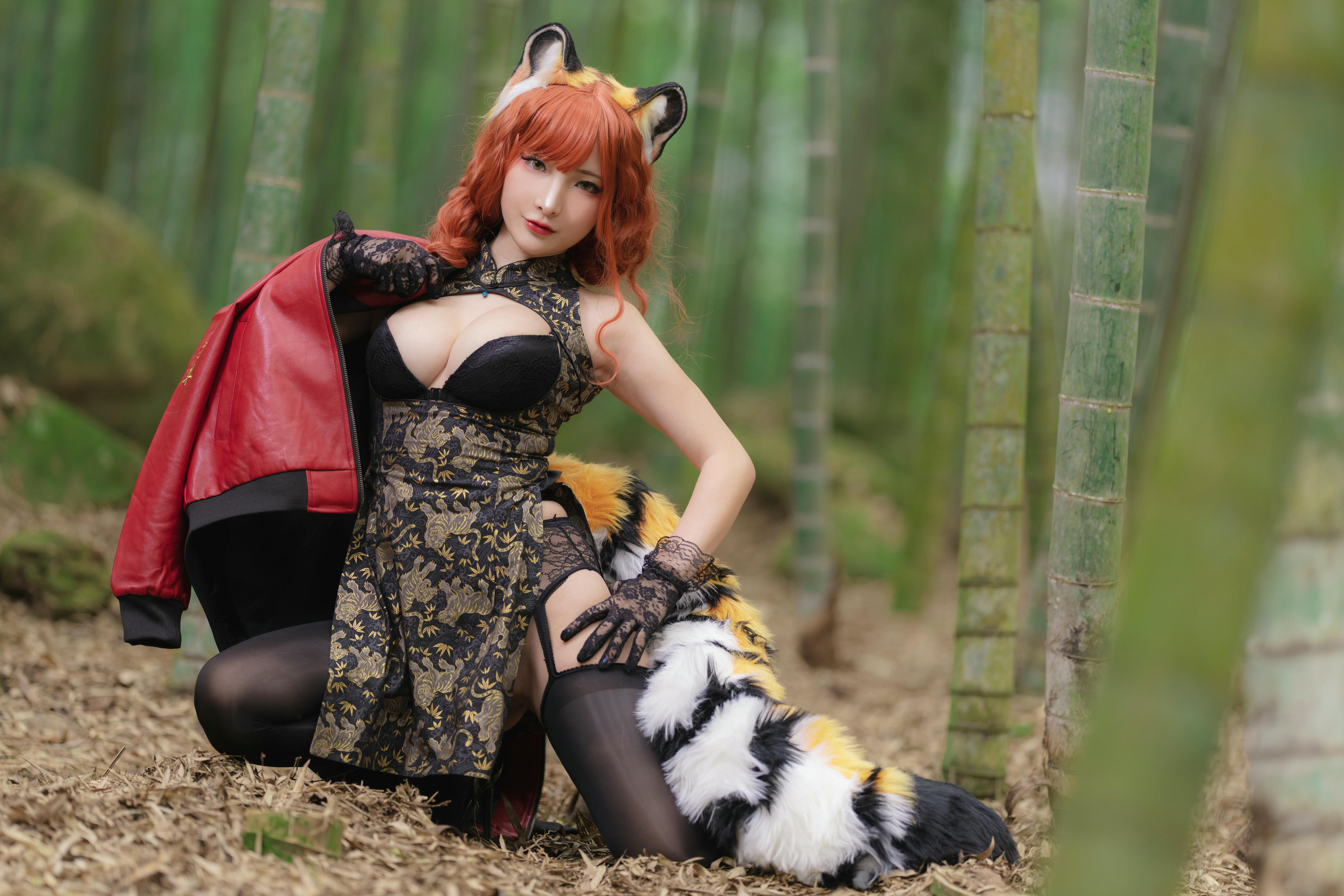 台湾写真模特fantastic小丁-Tiger cheongsam_第1集