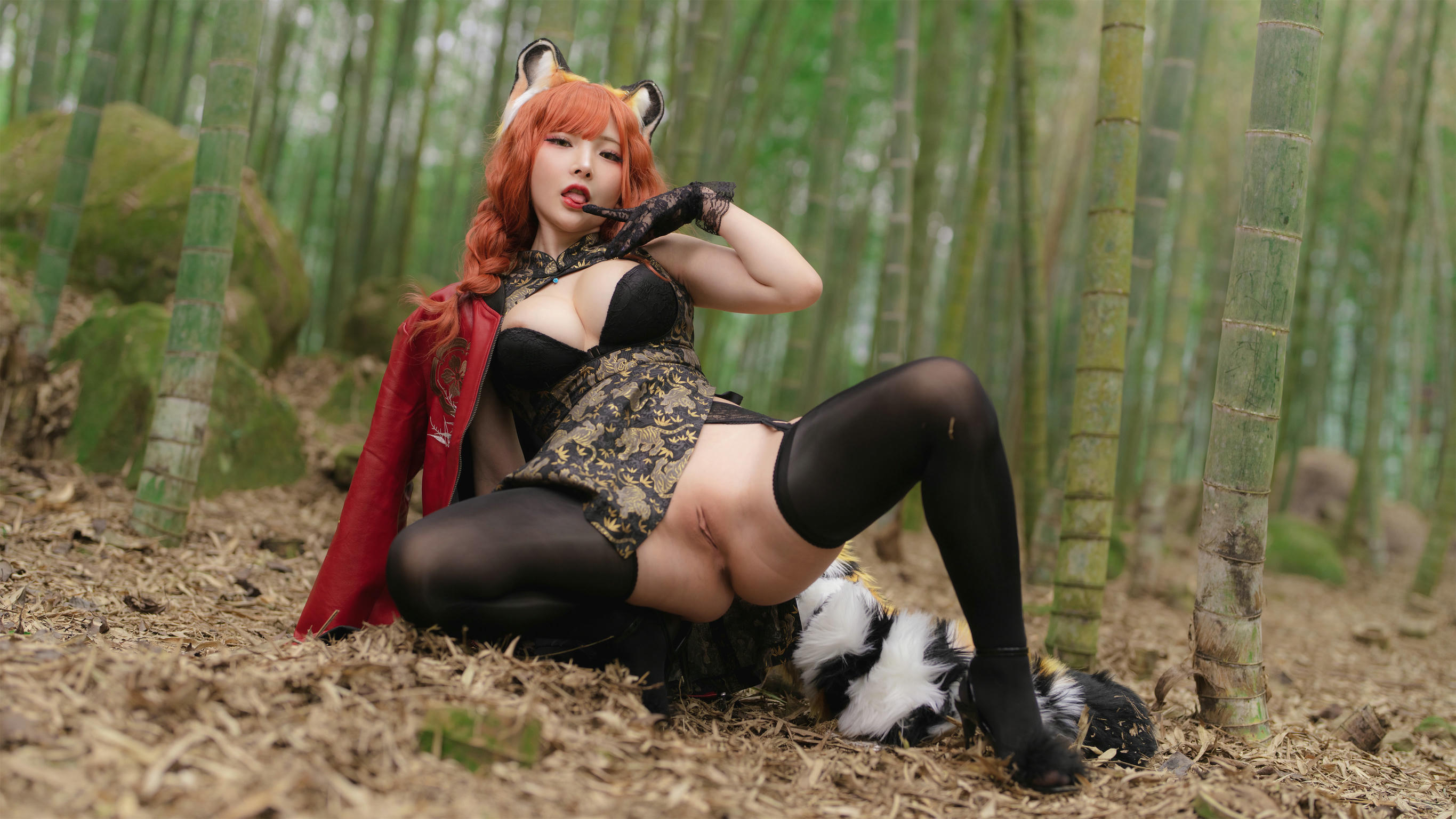 台湾写真模特fantastic小丁-Tiger cheongsam_第1集