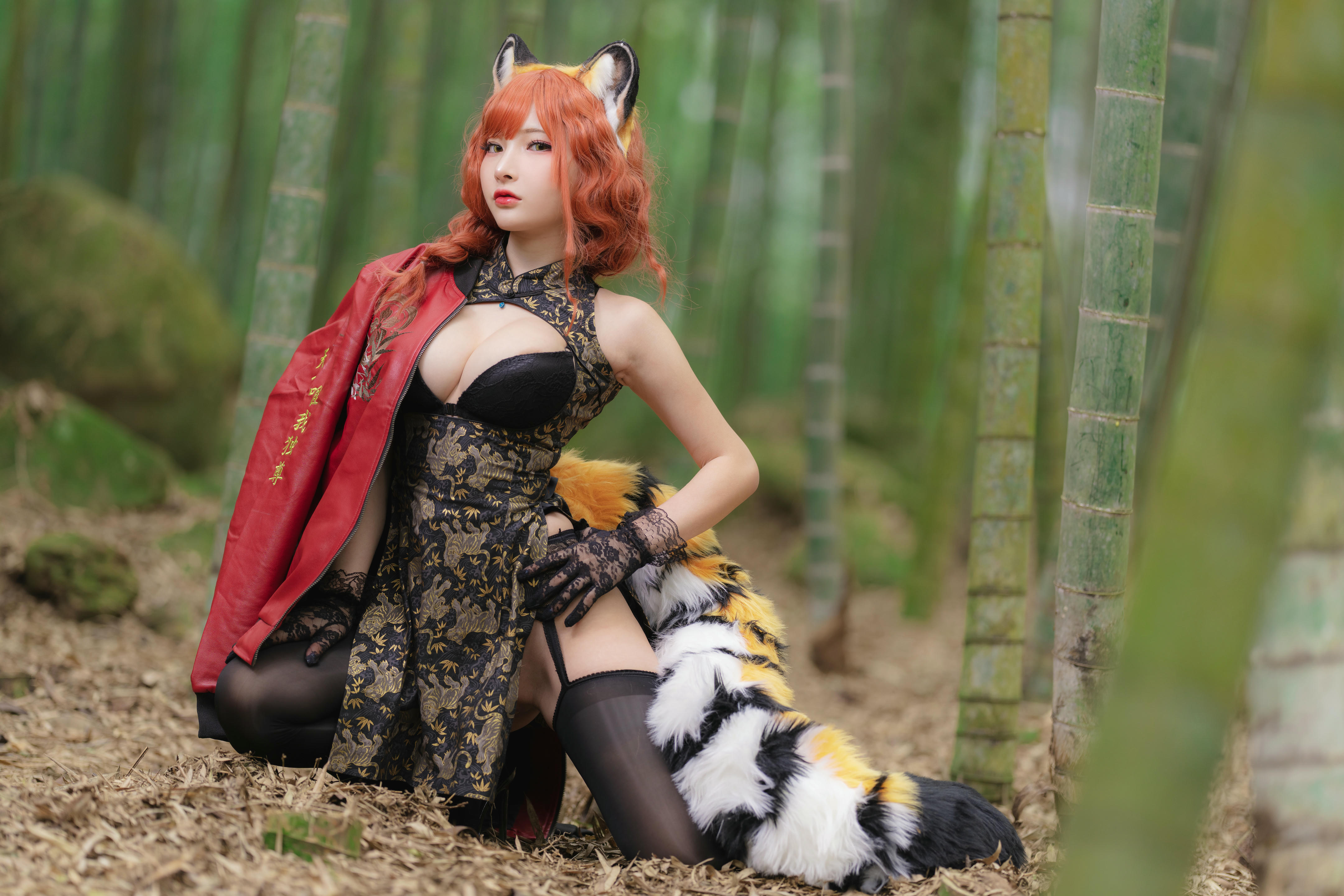 台湾写真模特fantastic小丁-Tiger cheongsam_第1集