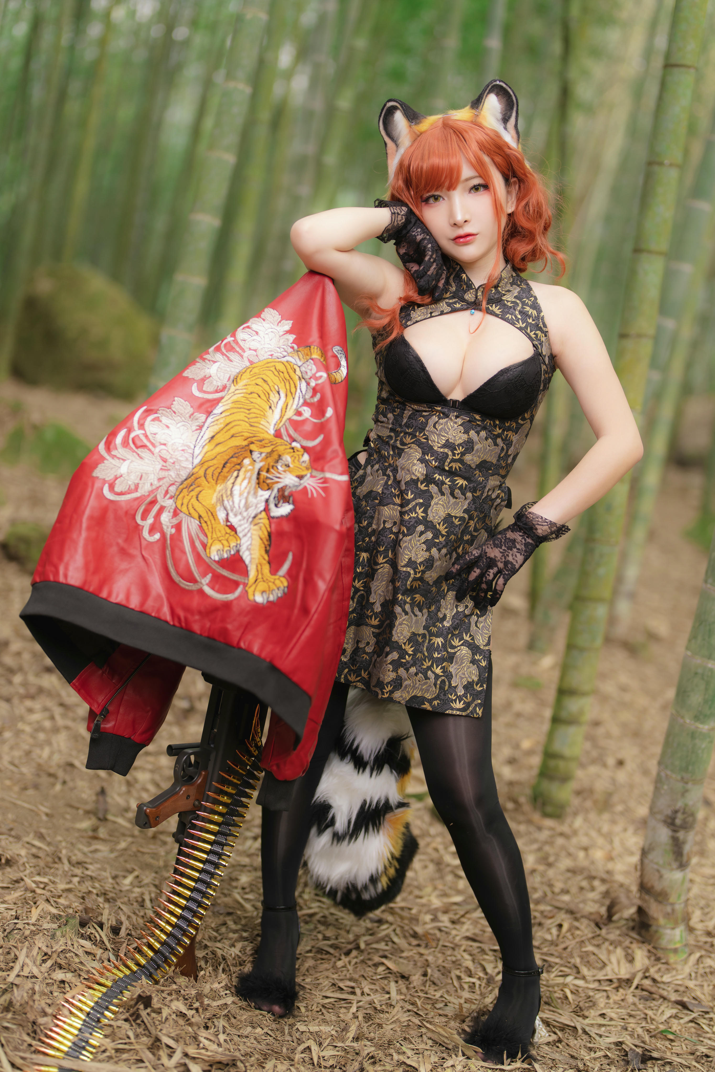 台湾写真模特fantastic小丁-Tiger cheongsam_第2集