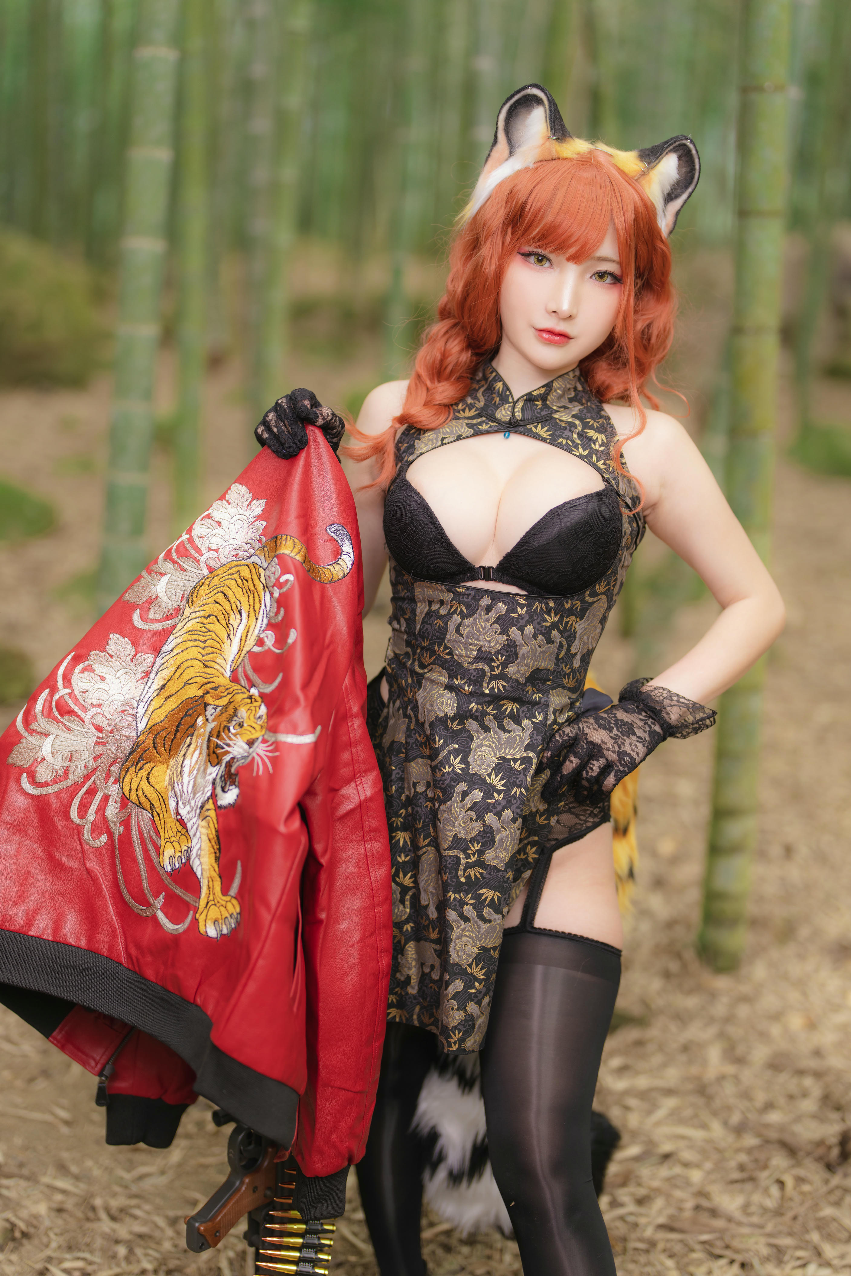 台湾写真模特fantastic小丁-Tiger cheongsam_第2集