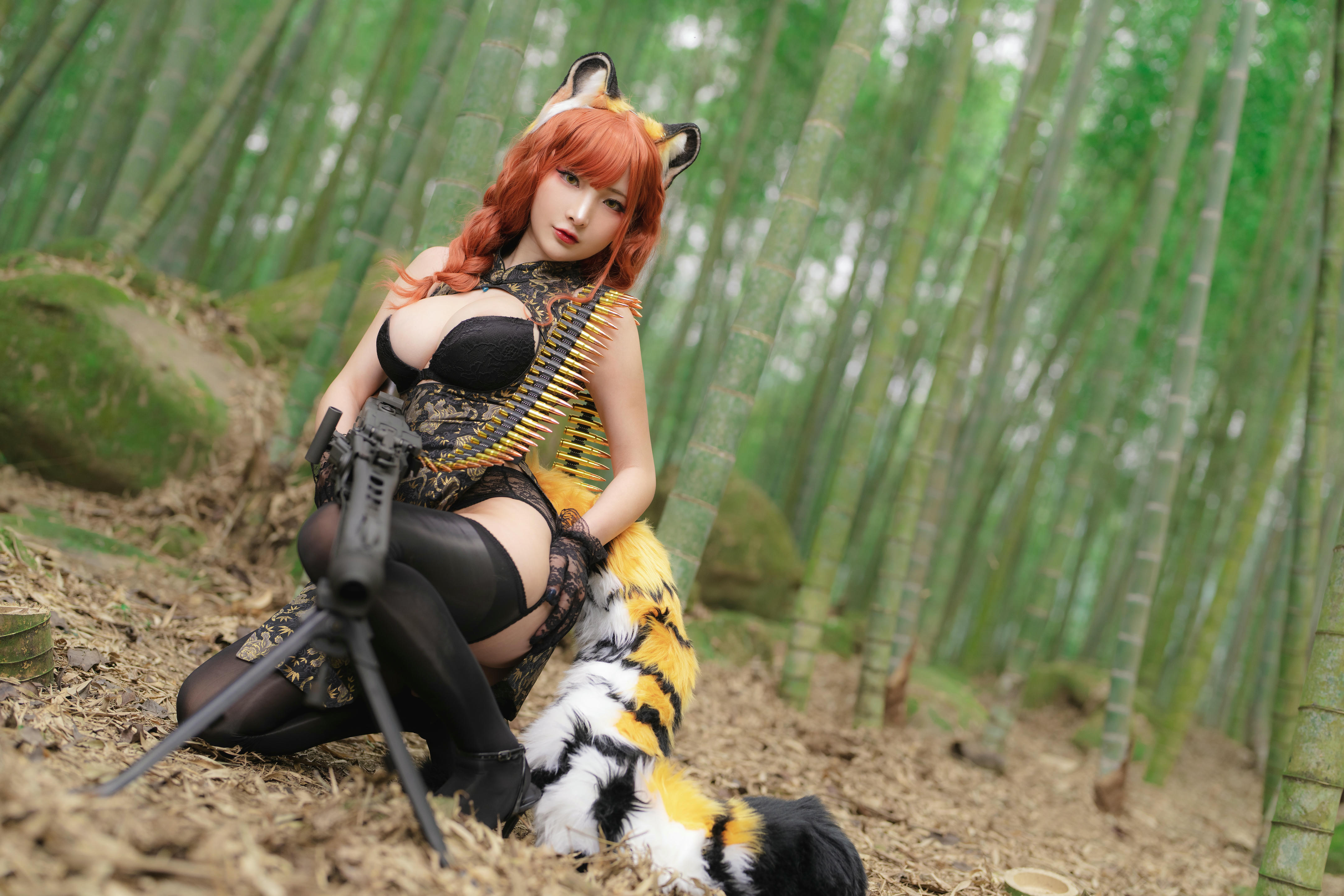 台湾写真模特fantastic小丁-Tiger cheongsam_第2集