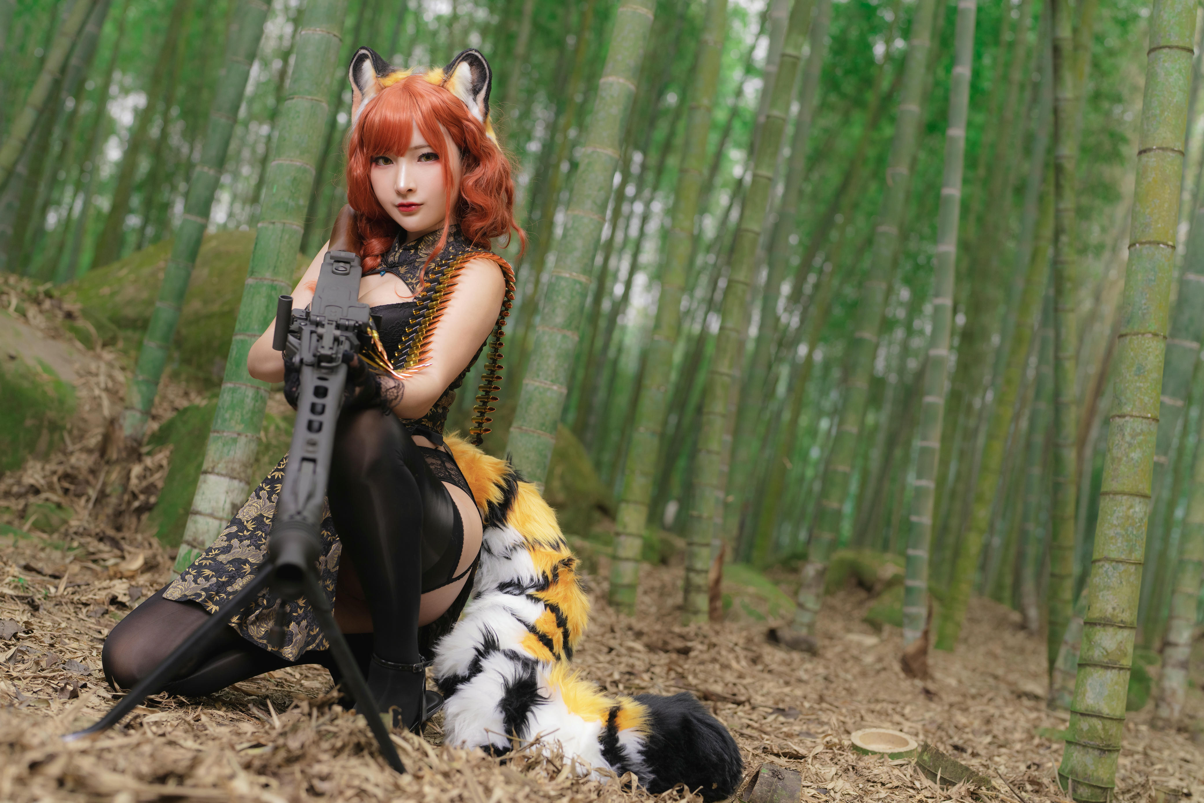 台湾写真模特fantastic小丁-Tiger cheongsam_第2集