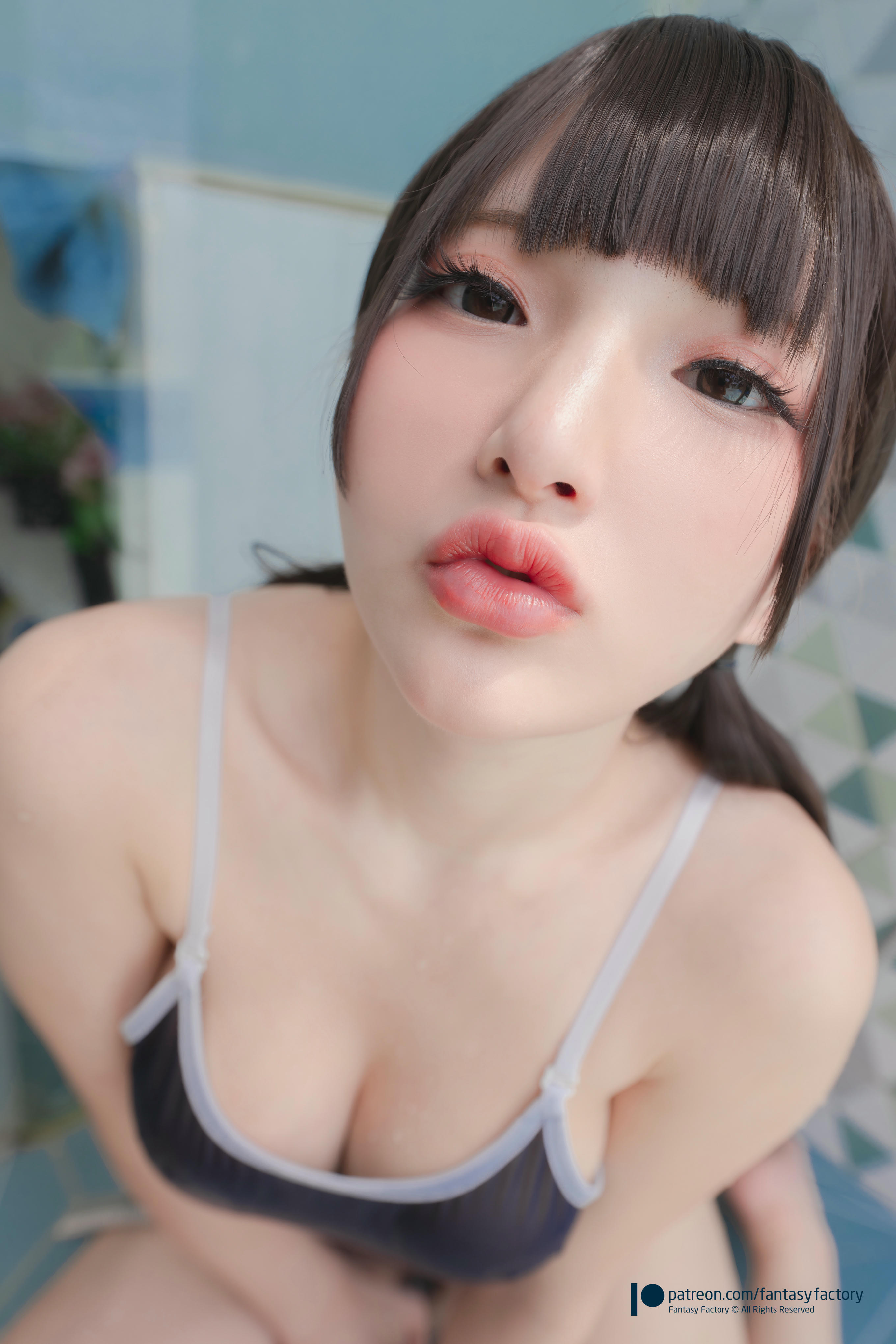 台湾写真模特fantastic小丁-transparent school swimsuit_第2集