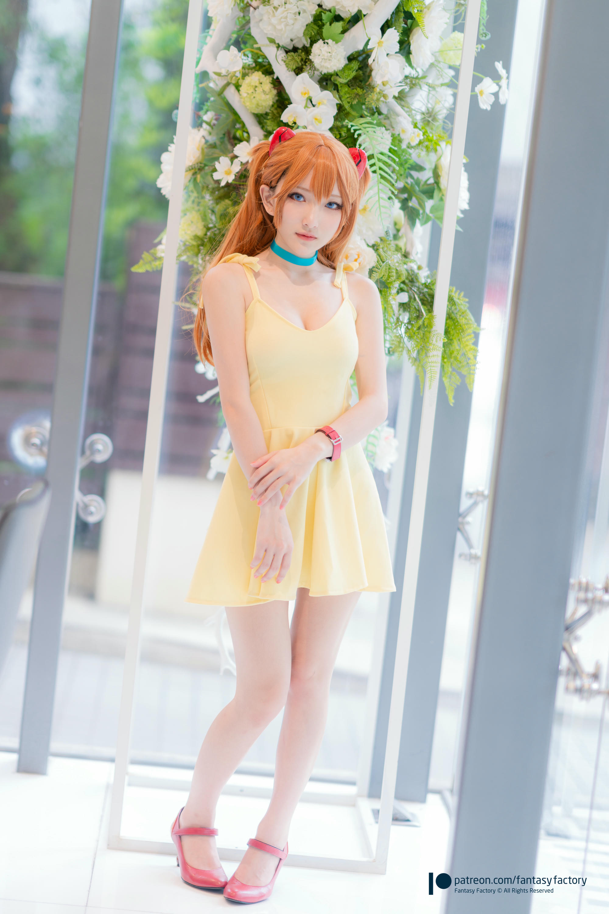 台湾写真模特fantastic小丁-Asuka Yellow Dress_第1集