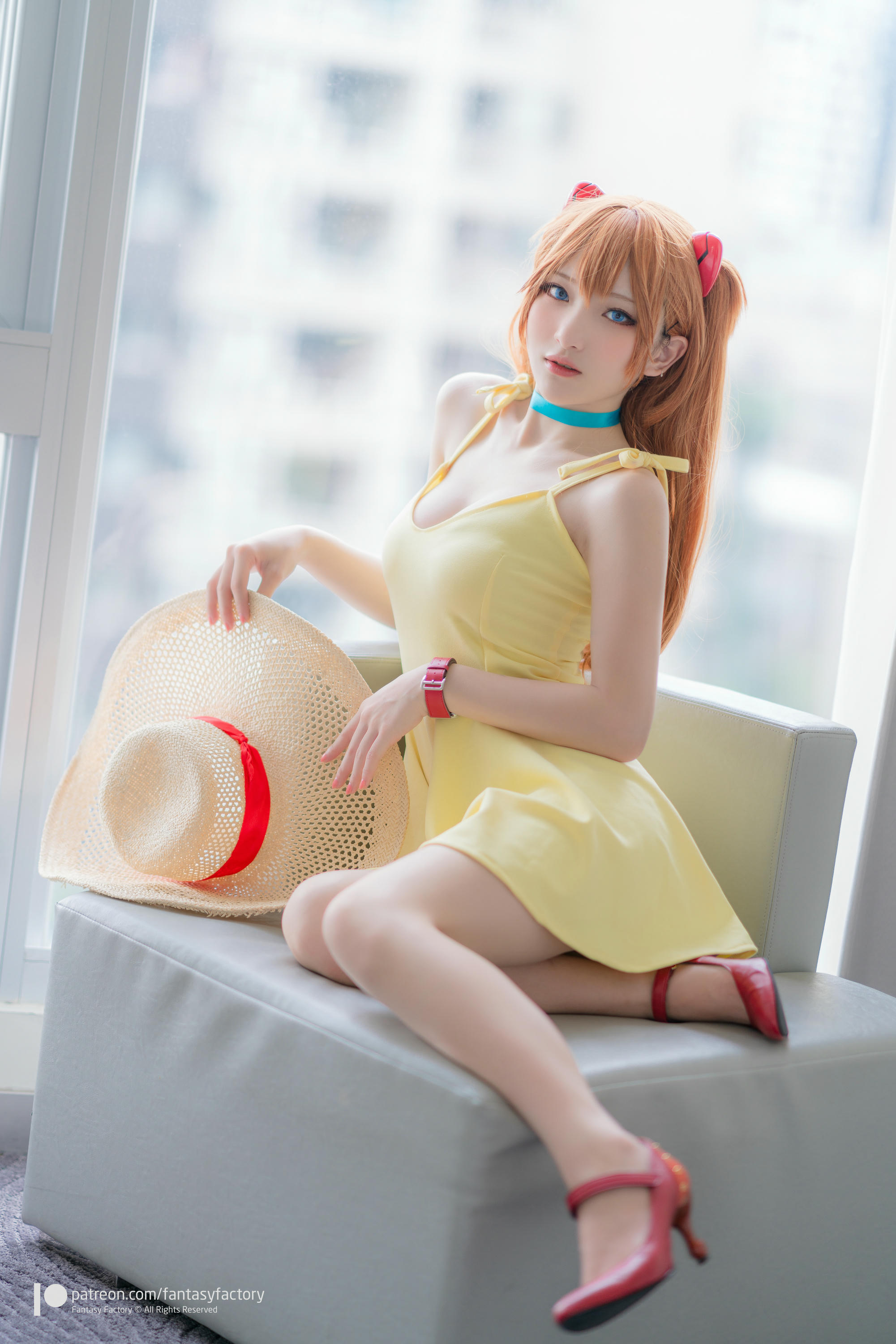 台湾写真模特fantastic小丁-Asuka Yellow Dress_第1集