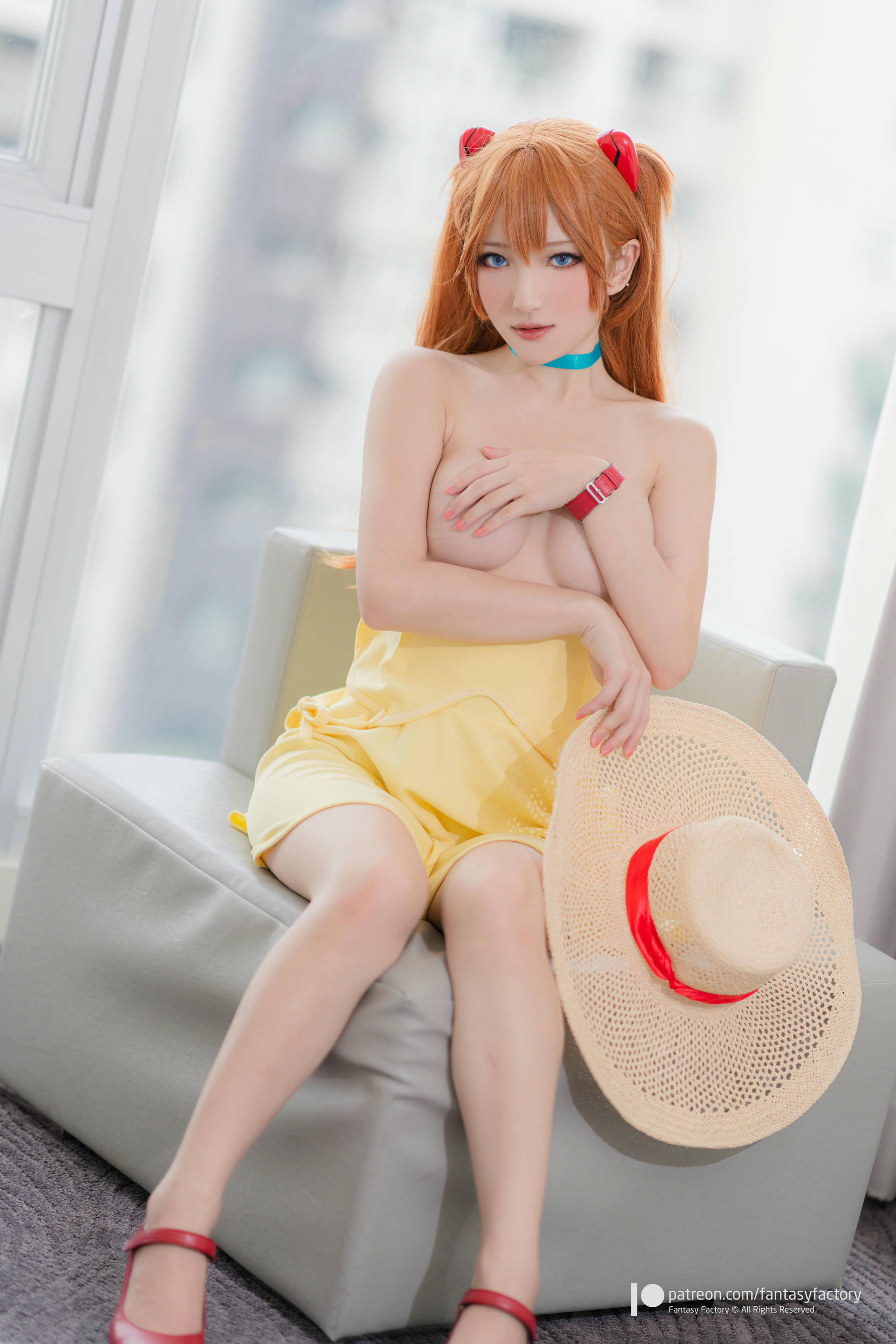 台湾写真模特fantastic小丁-Asuka Yellow Dress_第1集