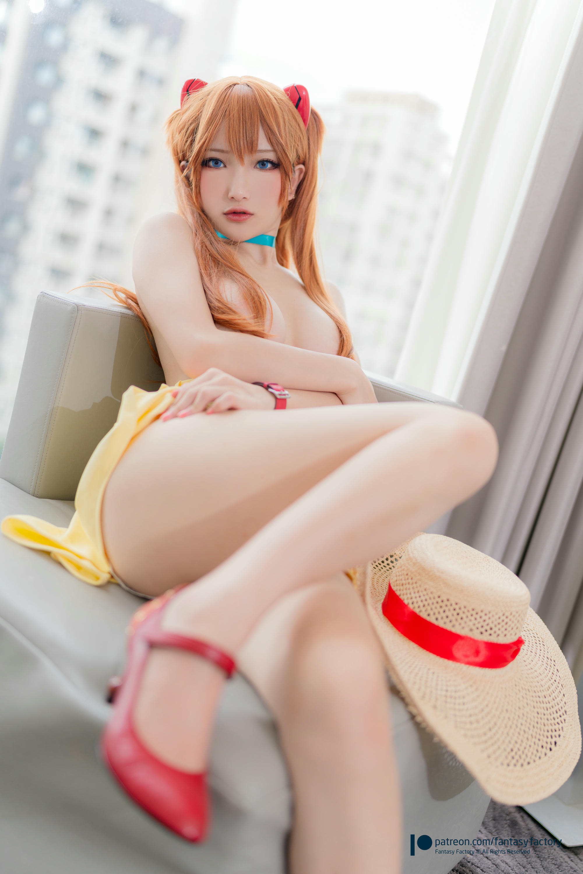 台湾写真模特fantastic小丁-Asuka Yellow Dress_第1集