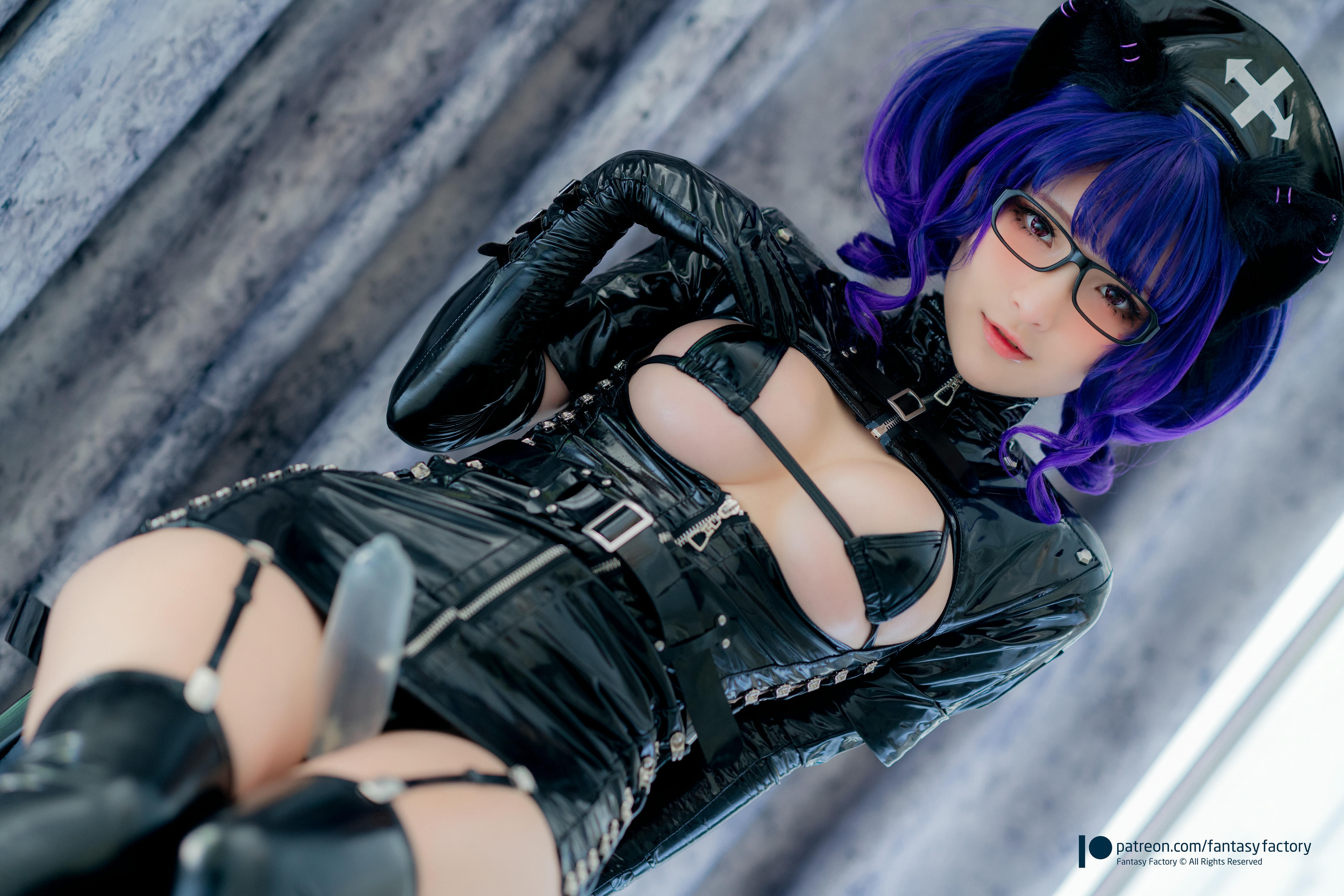 台湾写真模特fantastic小丁-Black Cat Nurse_第3集
