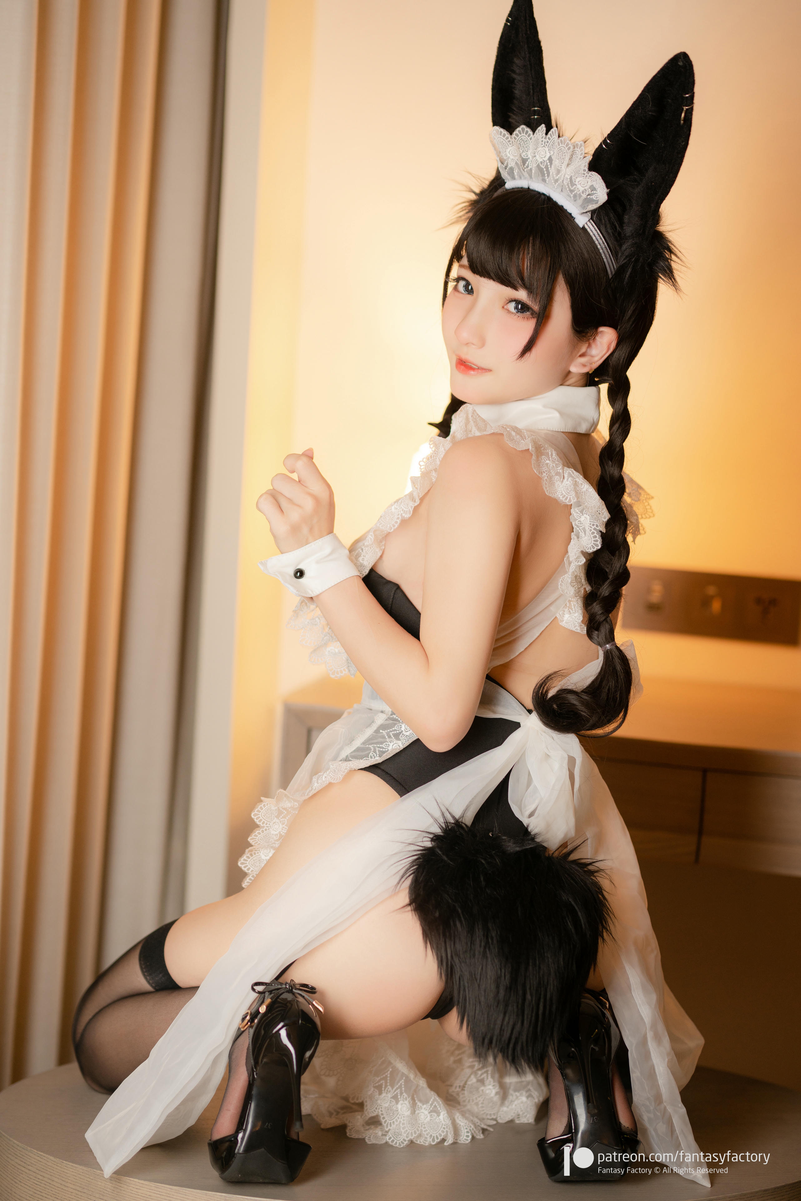 台湾写真模特fantastic小丁-Bunny girl Maid_第2集