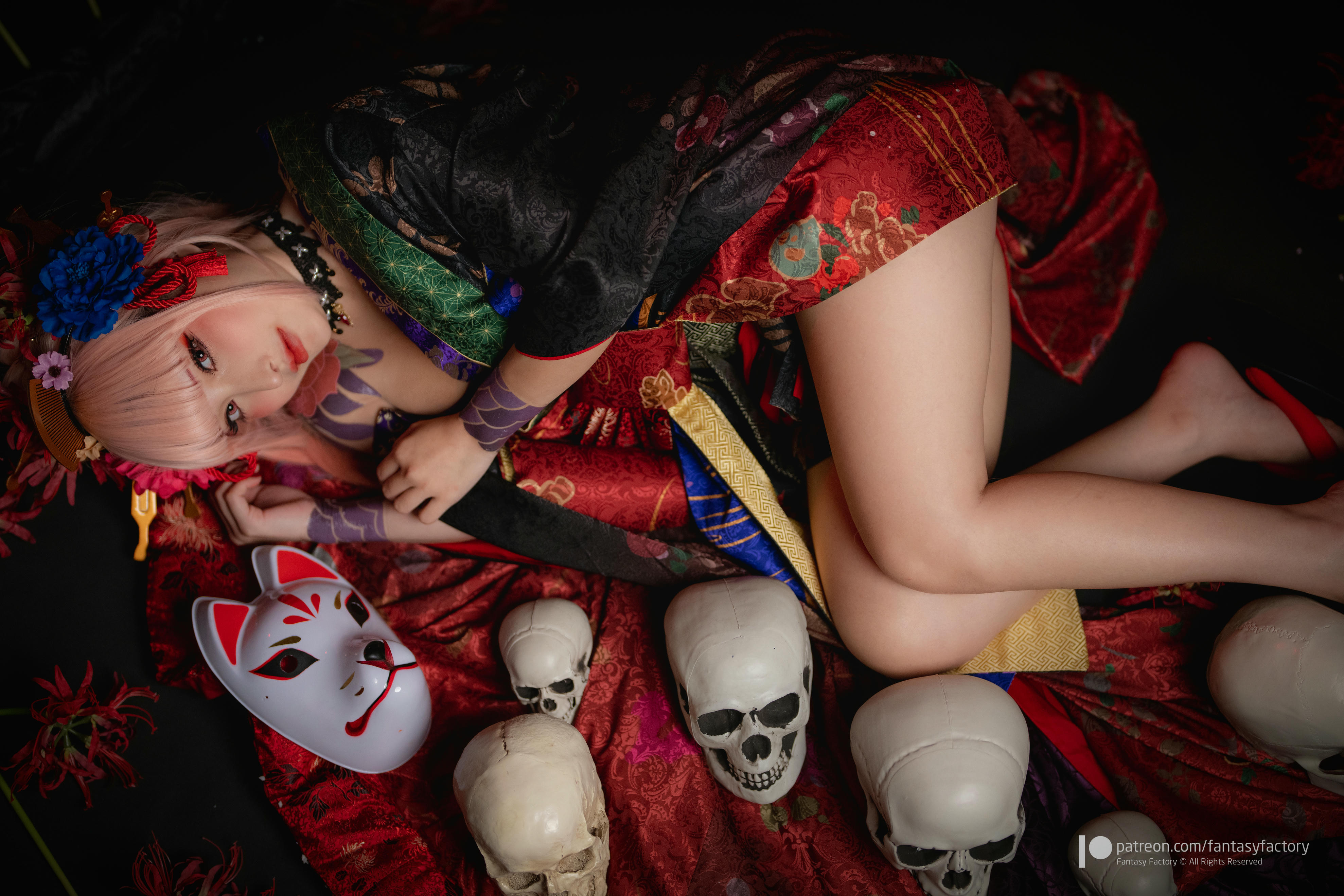 台湾写真模特fantastic小丁-Calliope Mori - Off with their heads_第2集