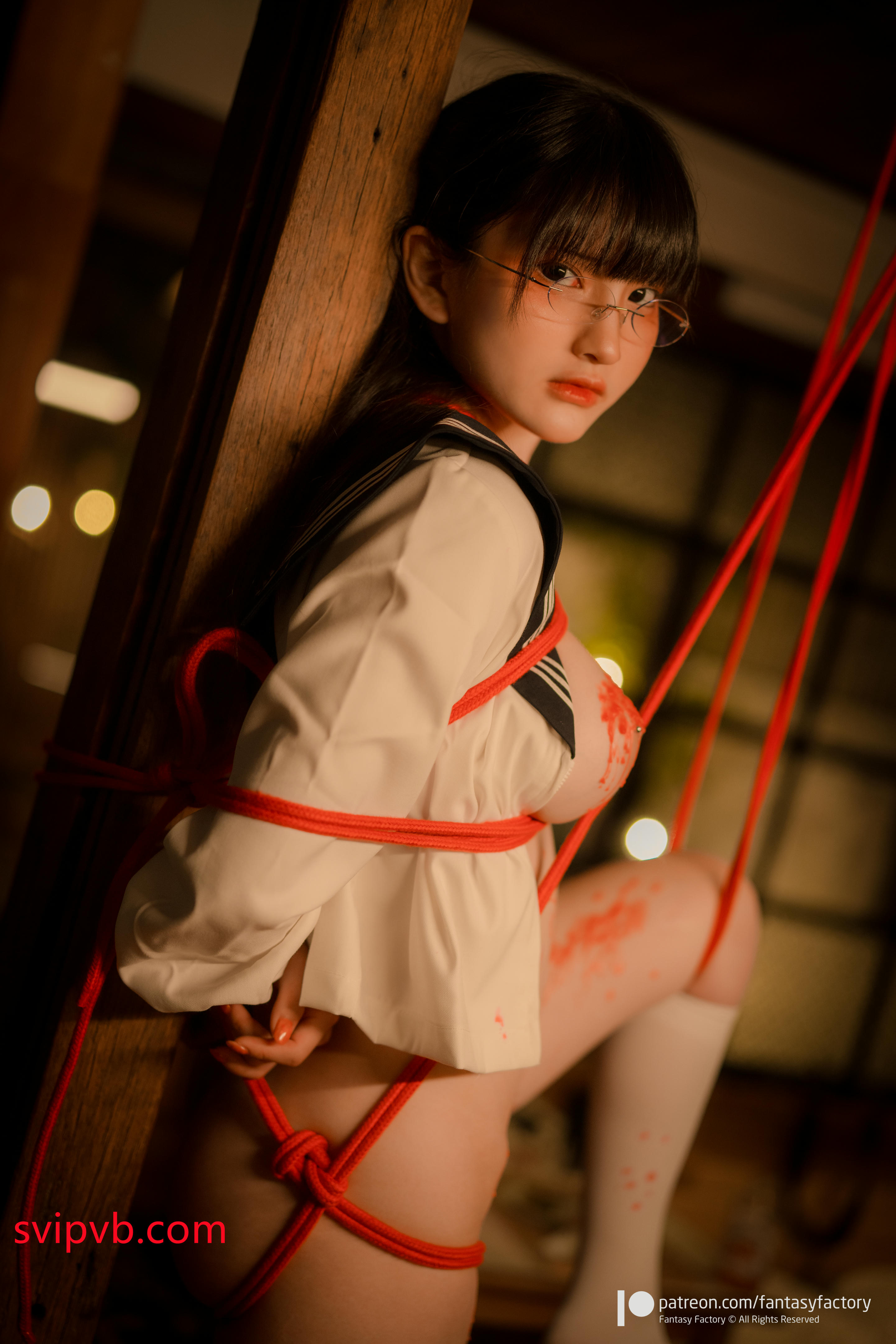 台湾写真模特fantastic小丁-Caution! SM Wax play, trypo content!  SM ろうそくプレイ  トライポフォビア 注意_第1集