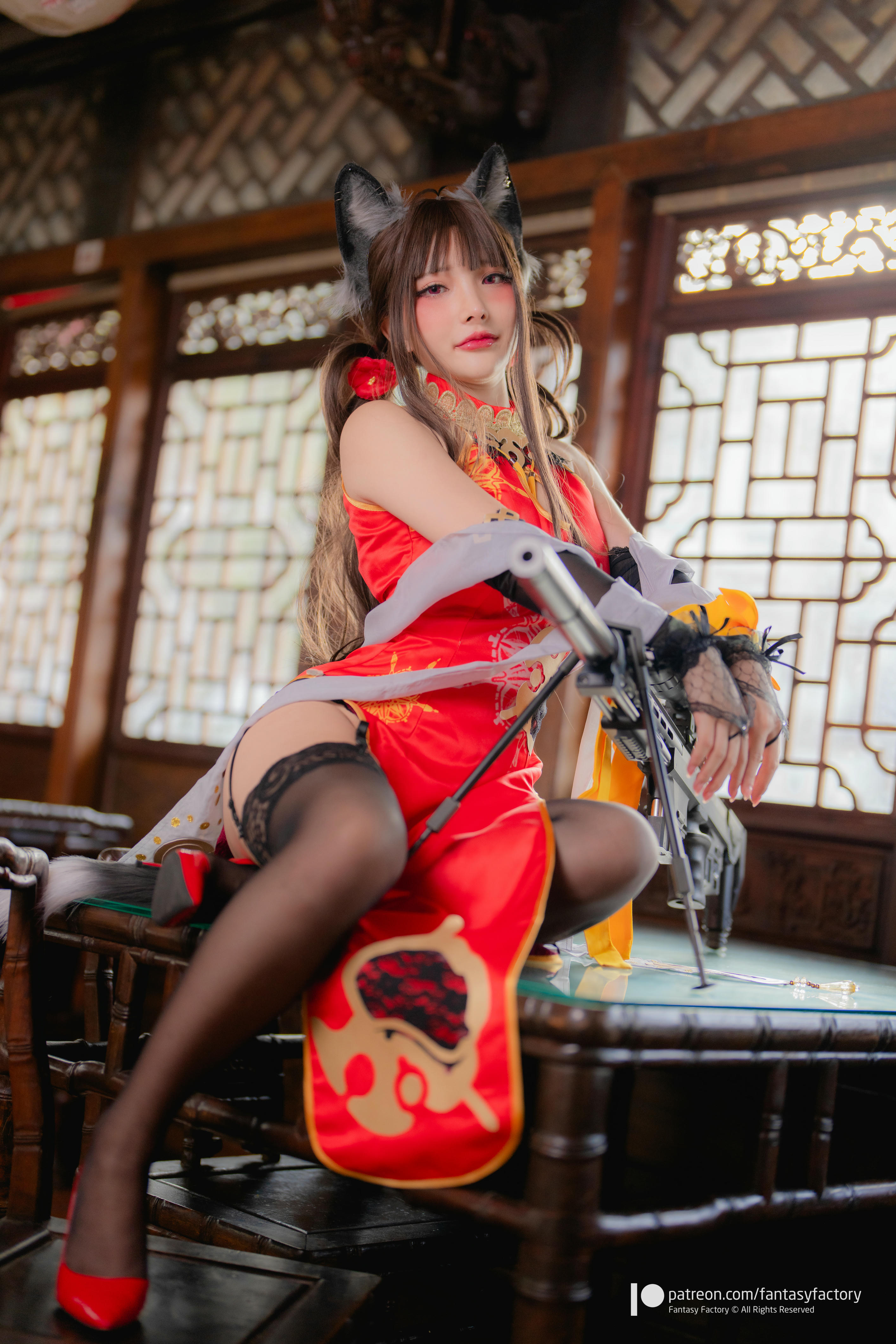 台湾写真模特fantastic小丁-DSR-50 cheongsam_第2集