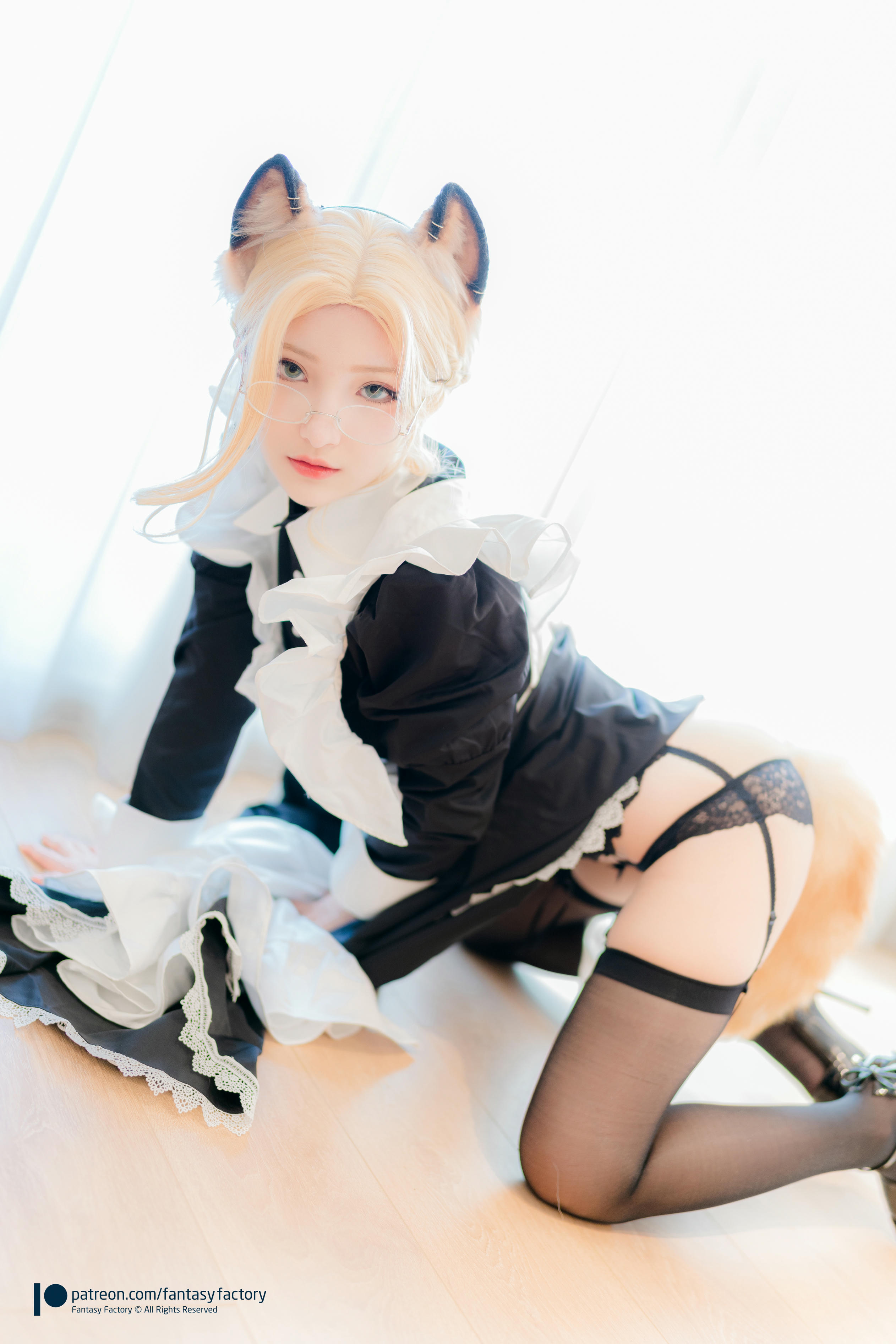 台湾写真模特fantastic小丁-Fox maid_第1集