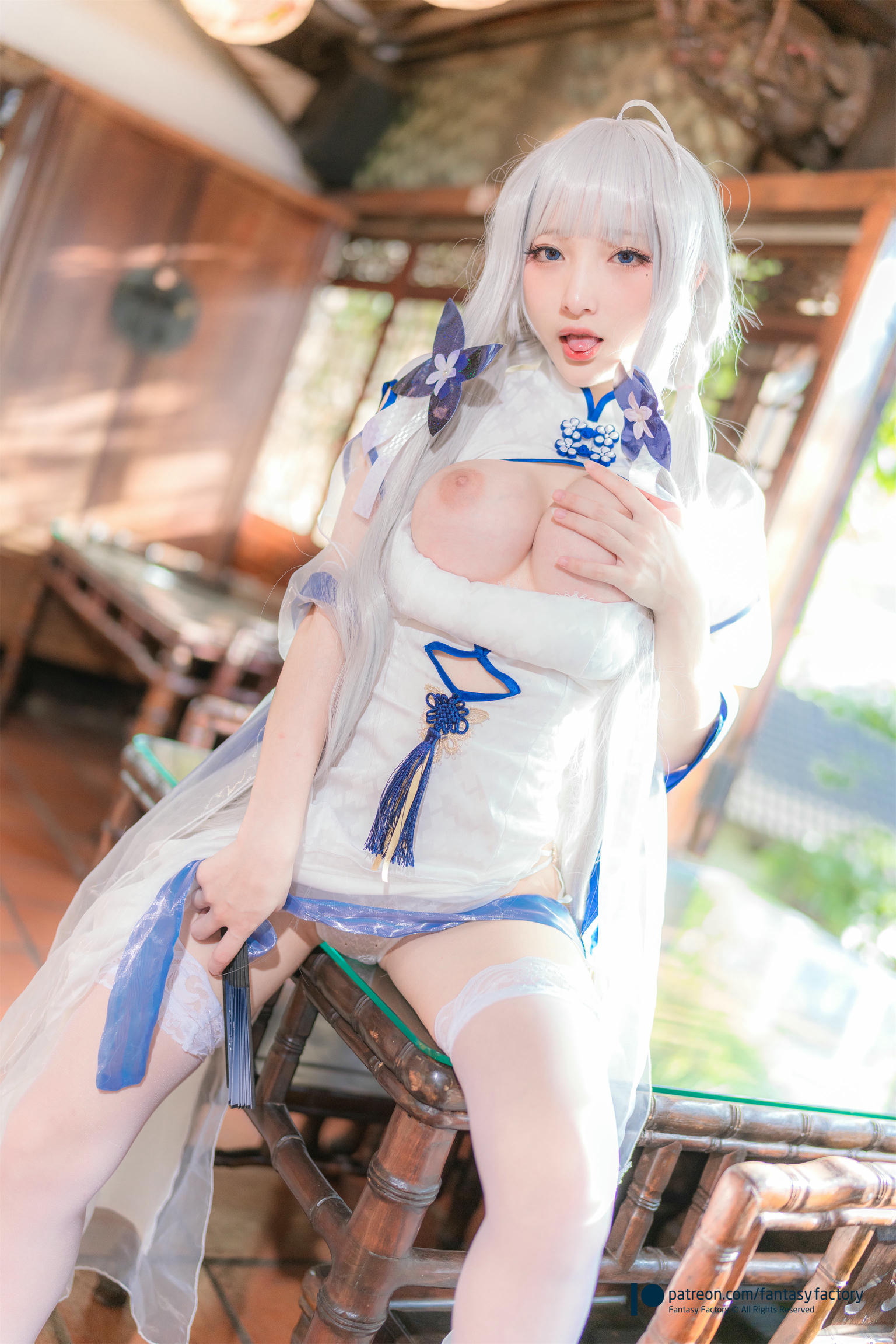 台湾写真模特fantastic小丁-HMS Illustrious Aircraft Carrier cheongsam_第2集