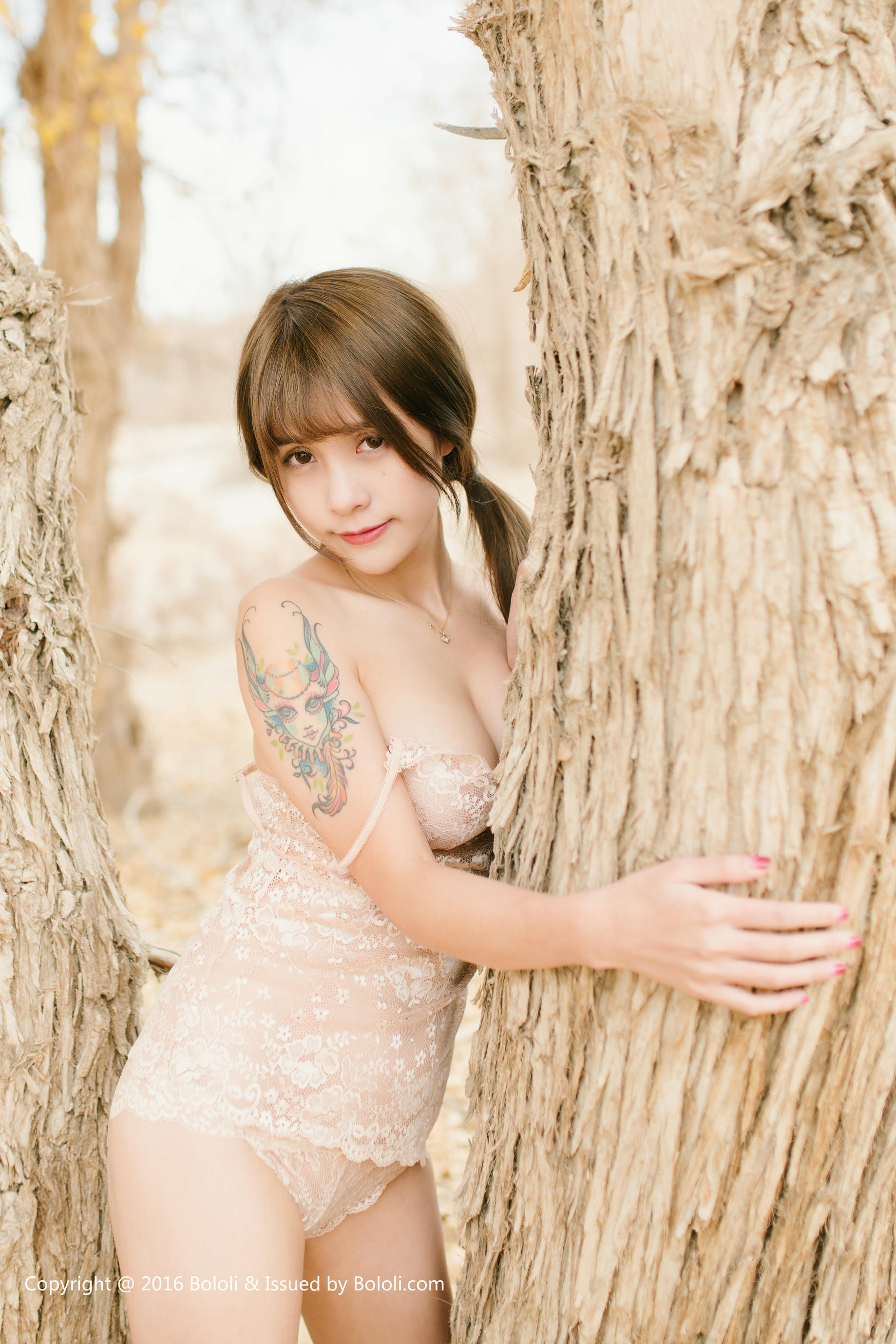 夏美酱 NO.020 [BoLoli波萝社] 2016.12.29 BOL017 胡杨林里的 - 沙漠之旅 [40P-474MB]_第1集