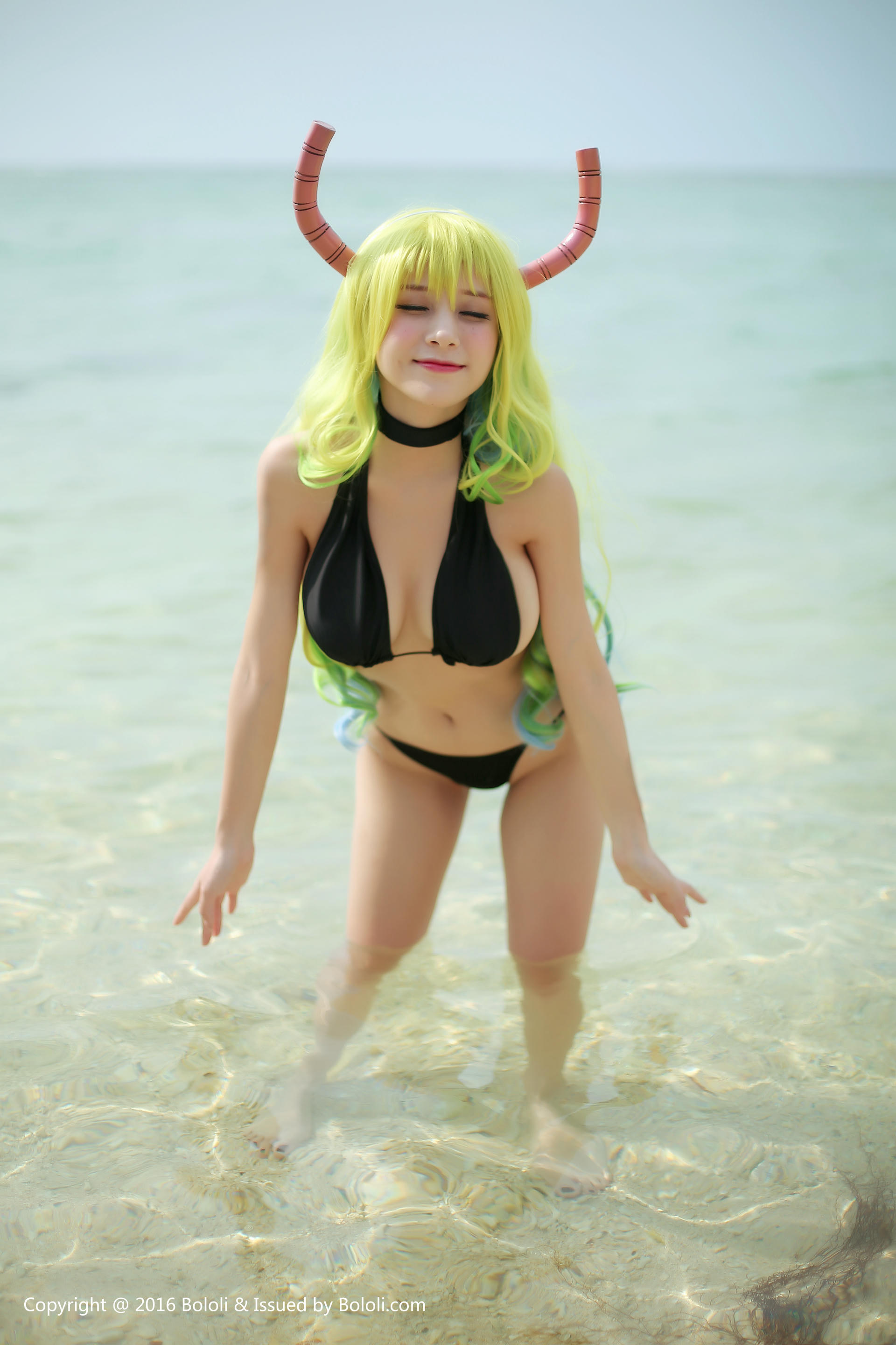 夏美酱 NO.034 [BoLoli波萝社] 2017.05.06 BOL052 妹抖龙比基尼 &柳侑绮 [30P-153MB]_第2集