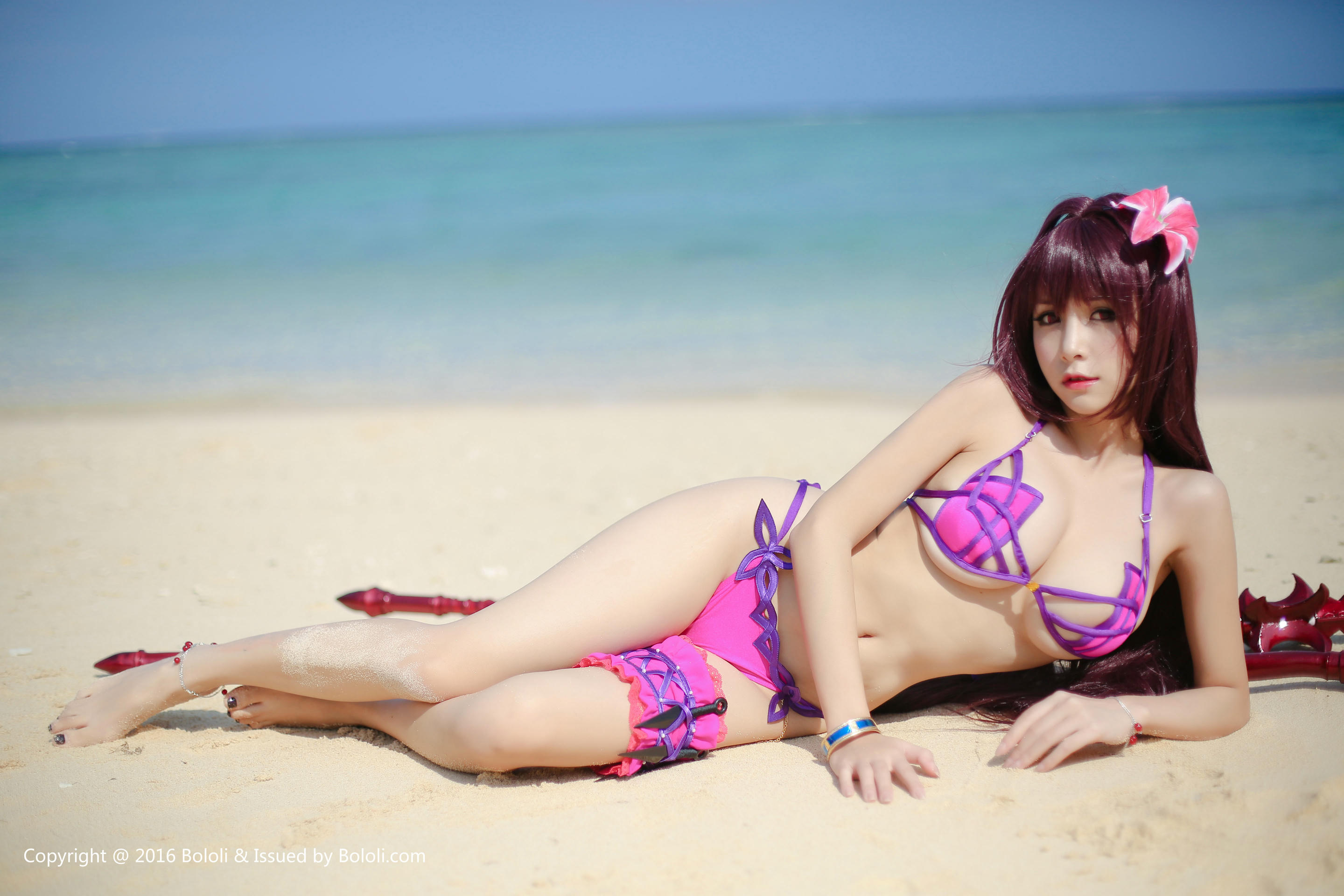 夏美酱 NO.036 [BoLoli波萝社] 2017.05.15 BOL056 斯卡哈  [25P-90MB]_第1集