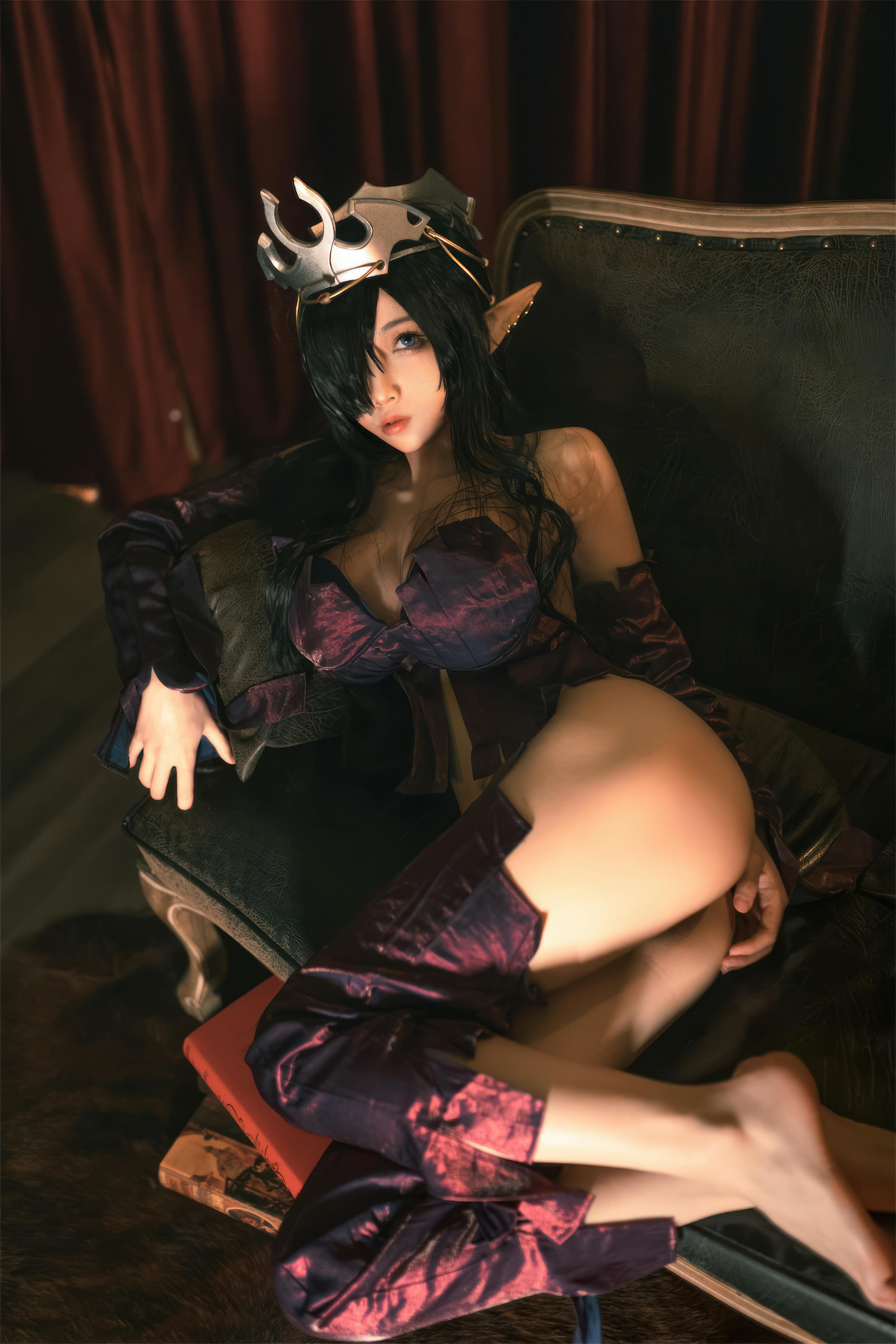 杏仁曲奇 NO.012 黑兽 精灵女王 [60P-491MB]_第1集