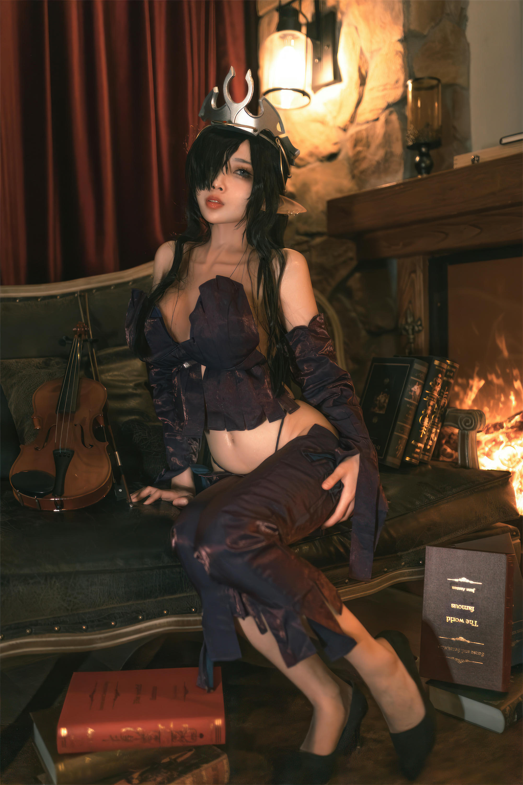 杏仁曲奇 NO.012 黑兽 精灵女王 [60P-491MB]_第1集