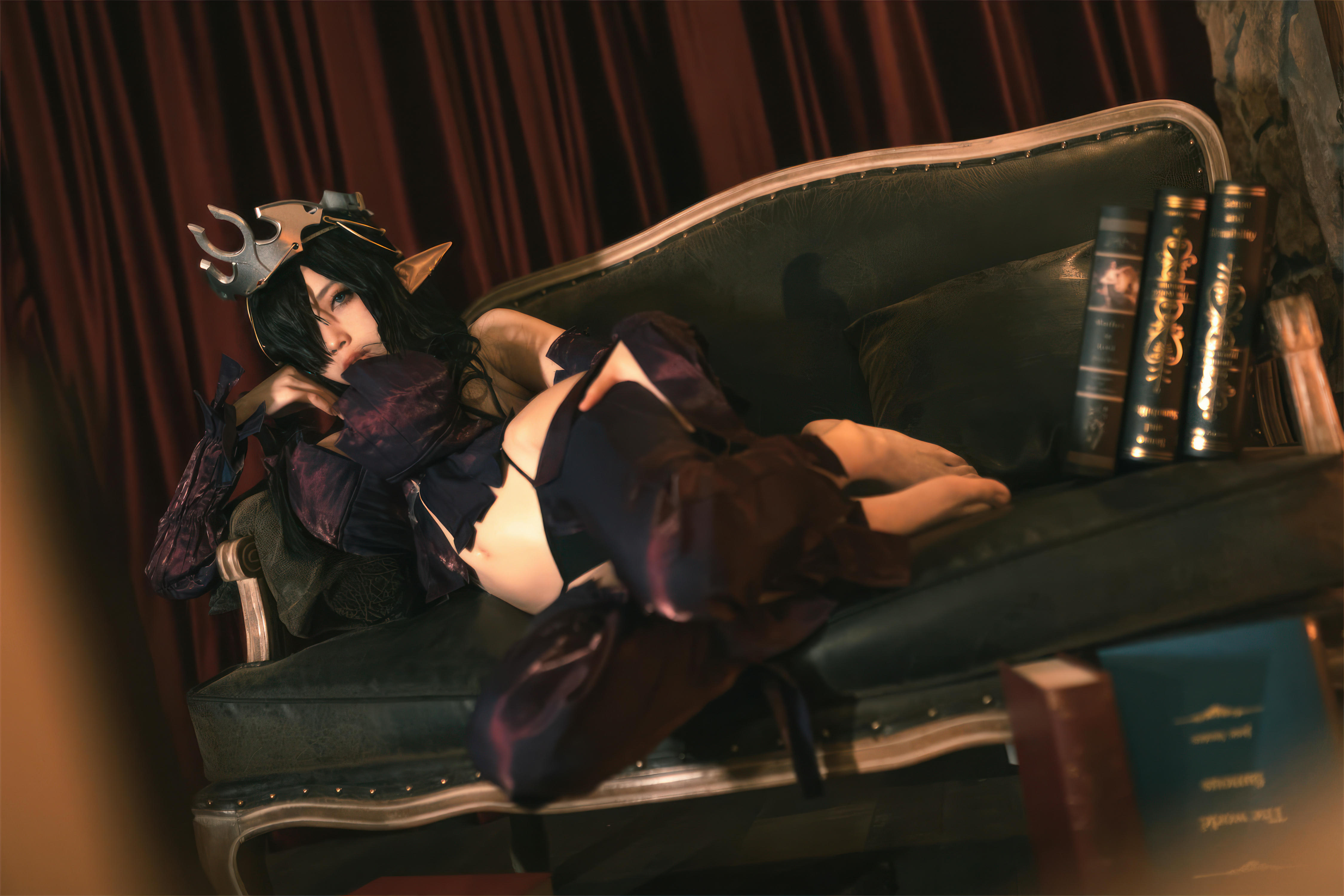 杏仁曲奇 NO.012 黑兽 精灵女王 [60P-491MB]_第1集