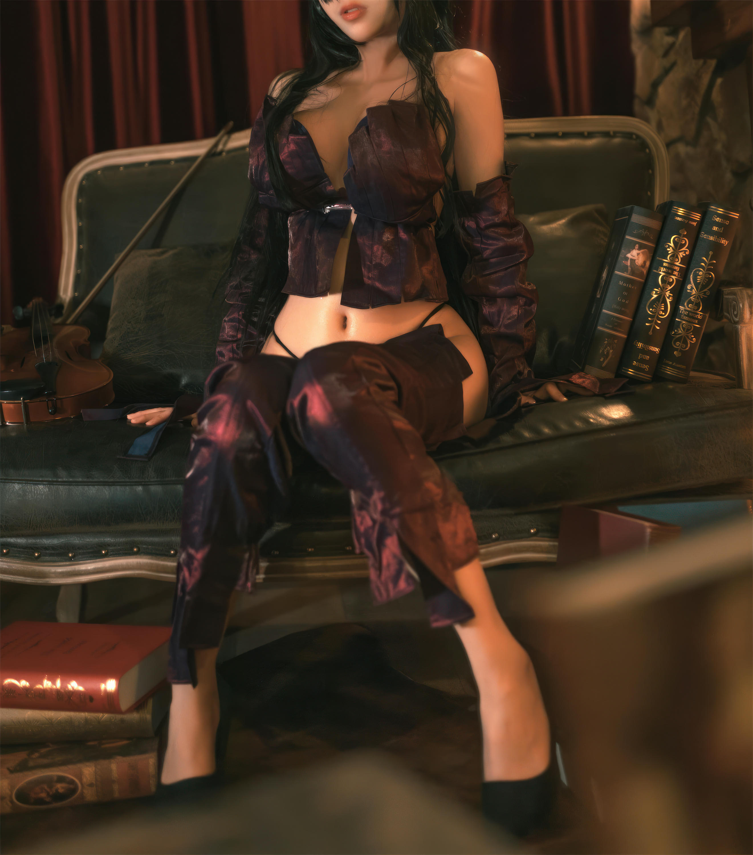 杏仁曲奇 NO.012 黑兽 精灵女王 [60P-491MB]_第3集