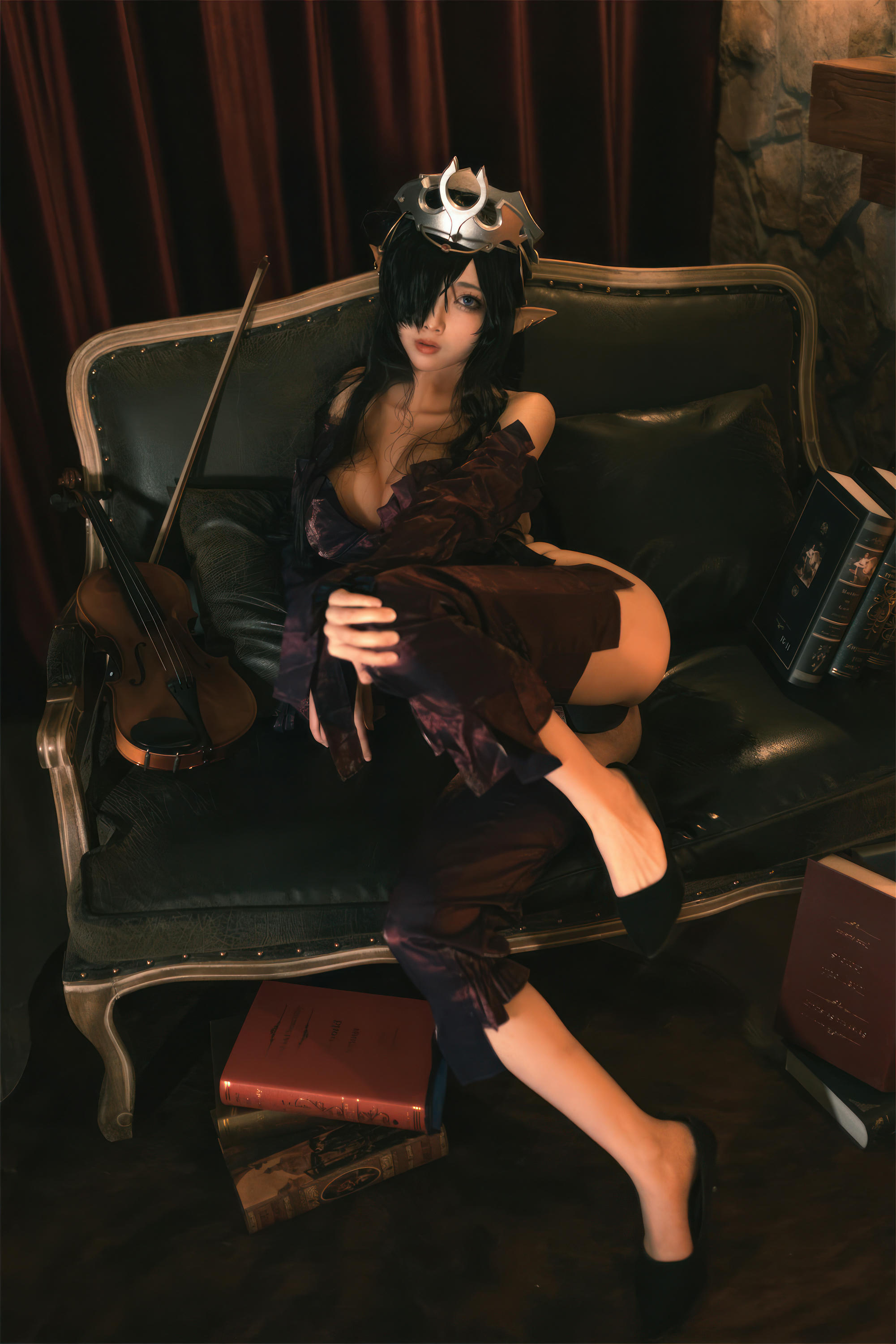 杏仁曲奇 NO.012 黑兽 精灵女王 [60P-491MB]_第1集