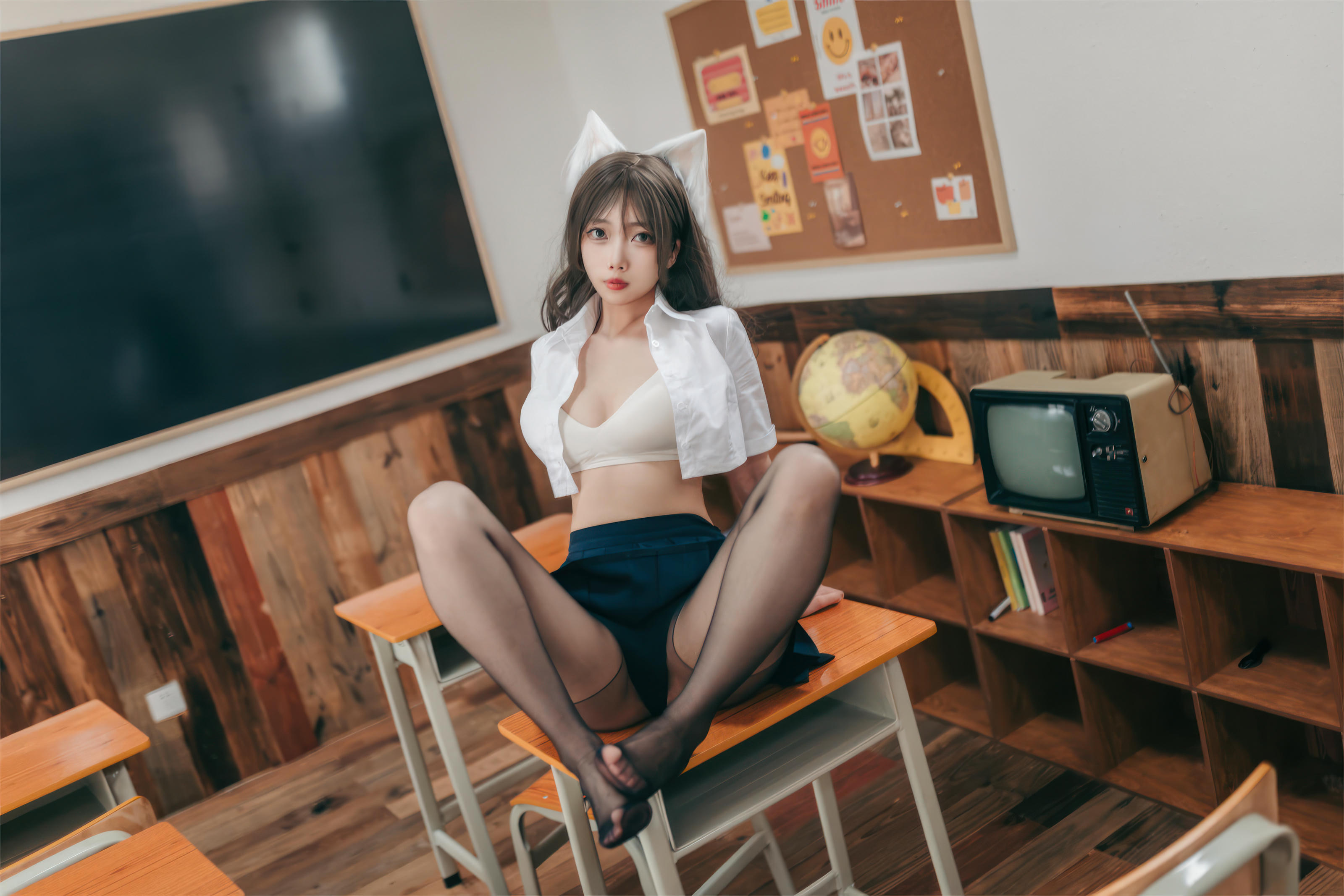 杏仁曲奇 NO.014 生徒会坏猫猫 [52P-294MB]_第2集