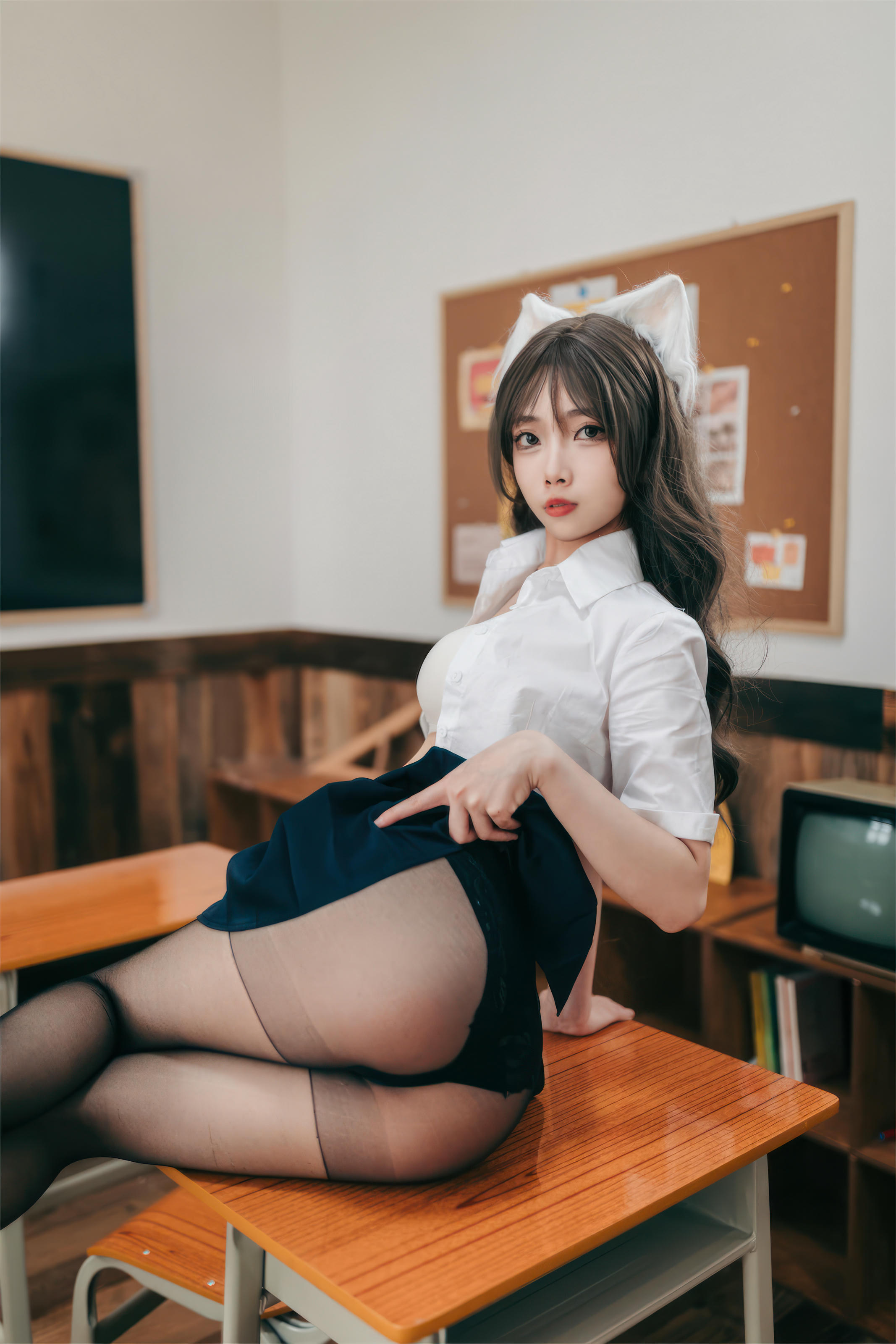 杏仁曲奇 NO.014 生徒会坏猫猫 [52P-294MB]_第2集