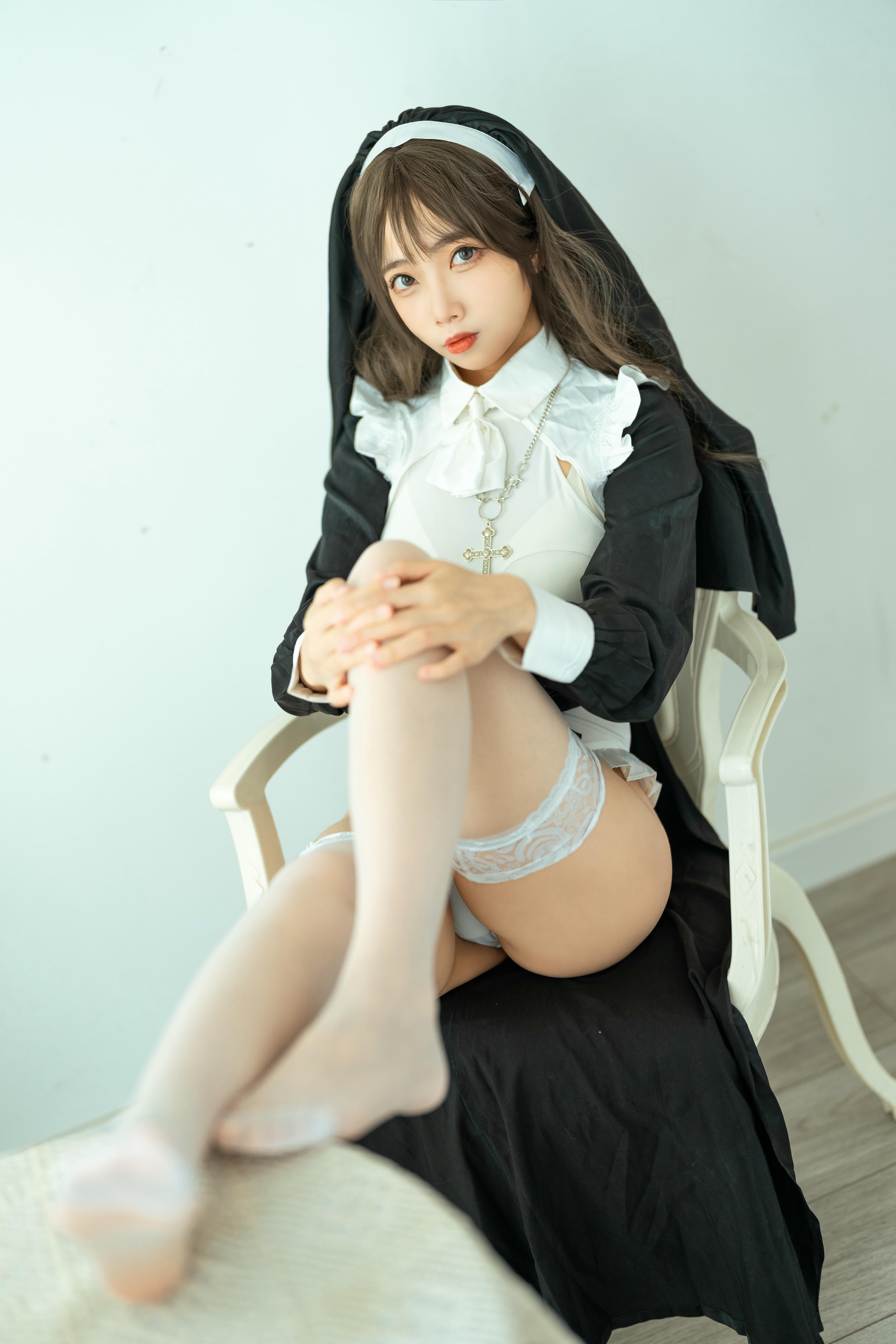 杏仁曲奇 NO.005 忏悔修女 [45P 1GB]_第1集