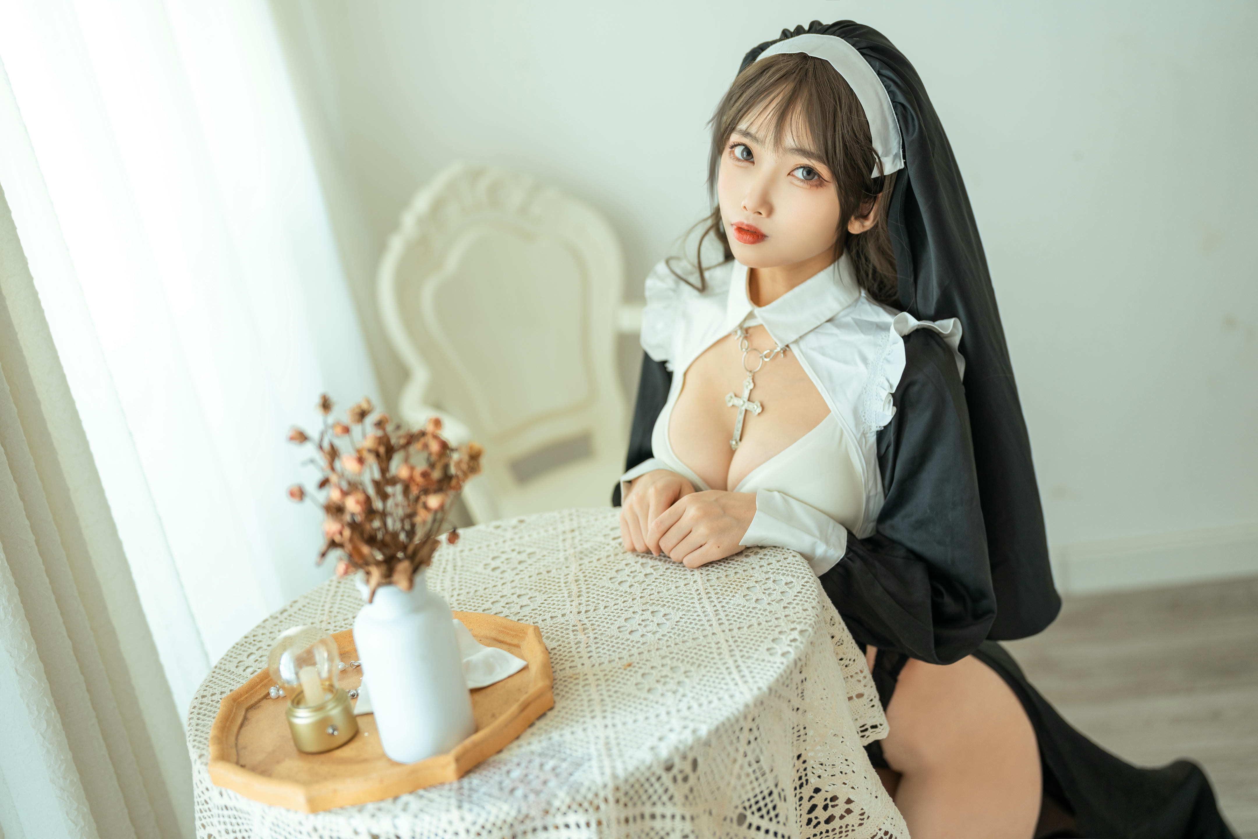 杏仁曲奇 NO.005 忏悔修女 [45P 1GB]_第2集